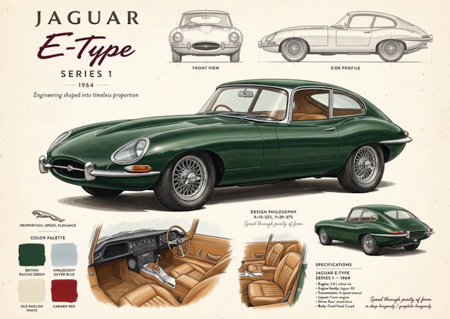 Shmidt.Art - Jaguar E-Type Series 1 - 1960s