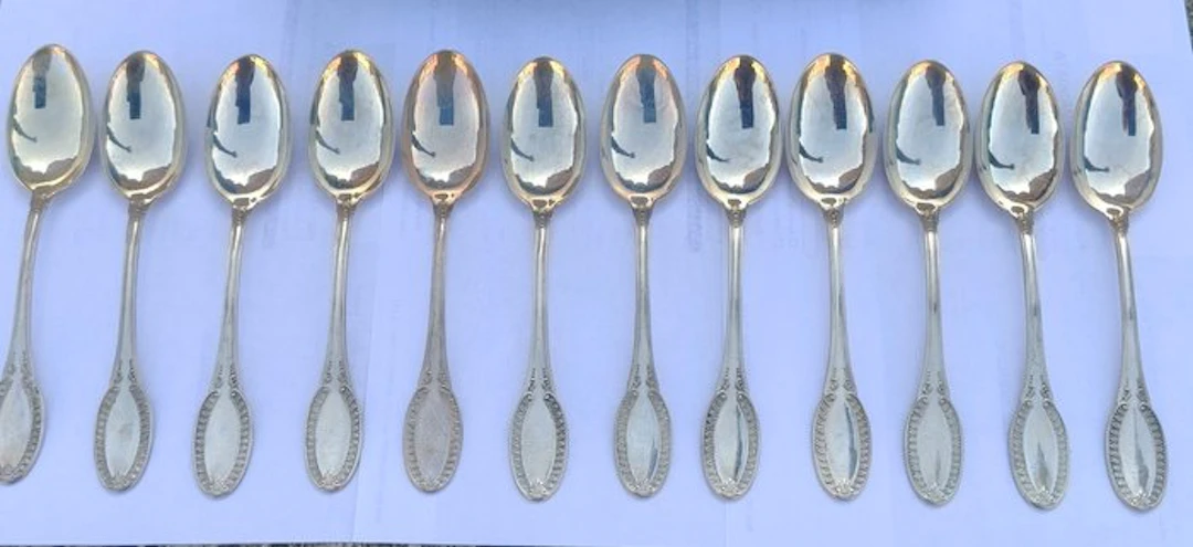 Rino Greggio - Coffee spoon (12) - .800 silver