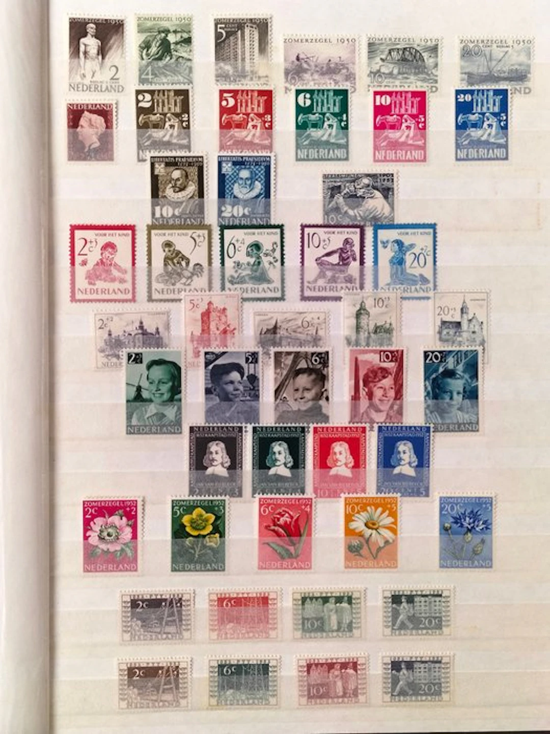 Netherlands 1950/1980 - Complete mint-condition year...