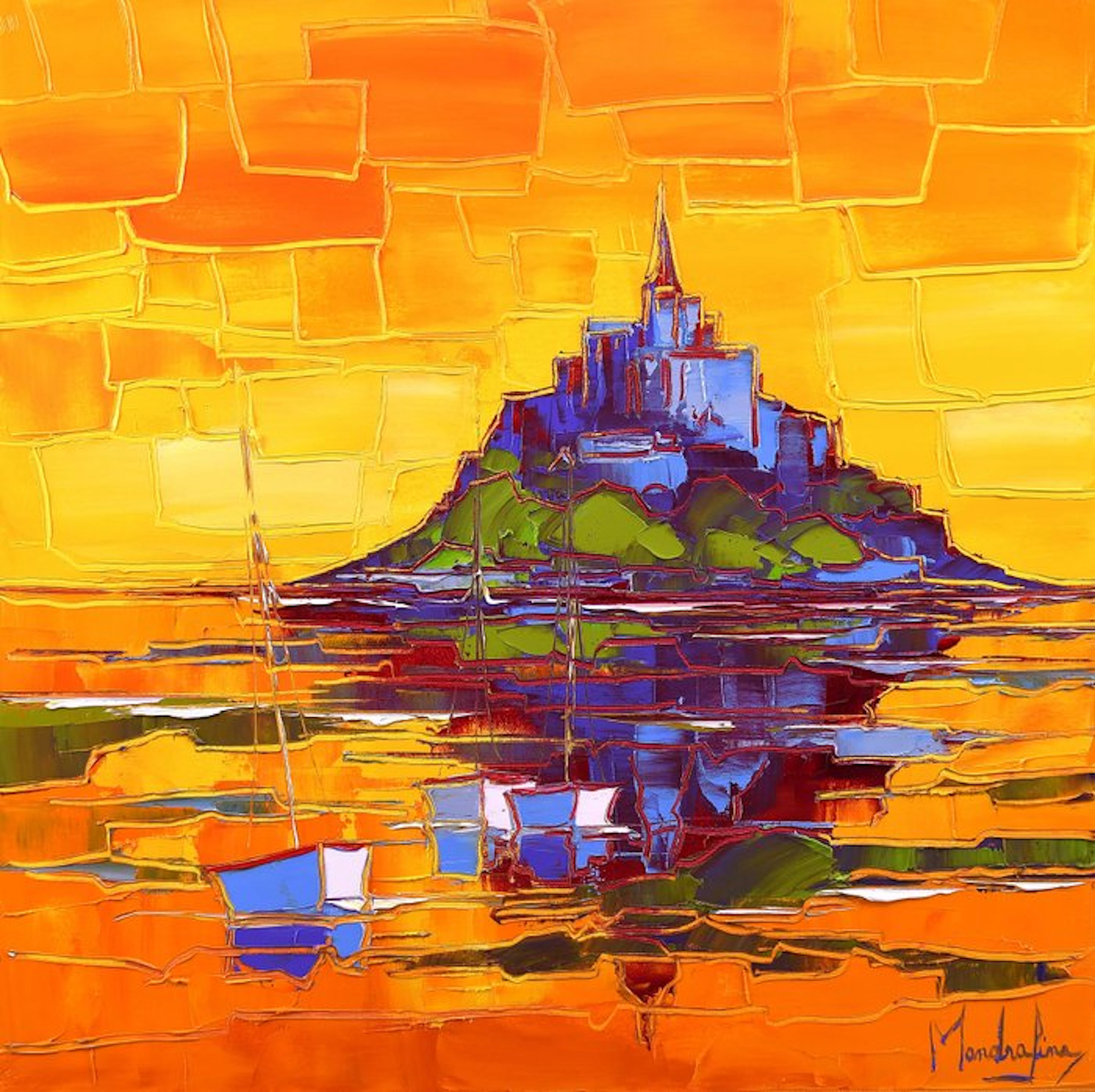Caroline Mandrafina - Pfleger " Mont-Saint-Michel "