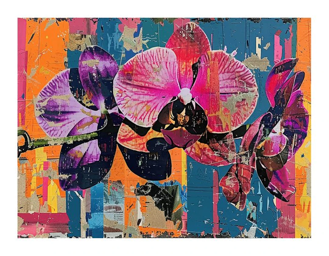 Ivan Lopez (XXI) - Flores Giclée XXL 140 x 105 cm