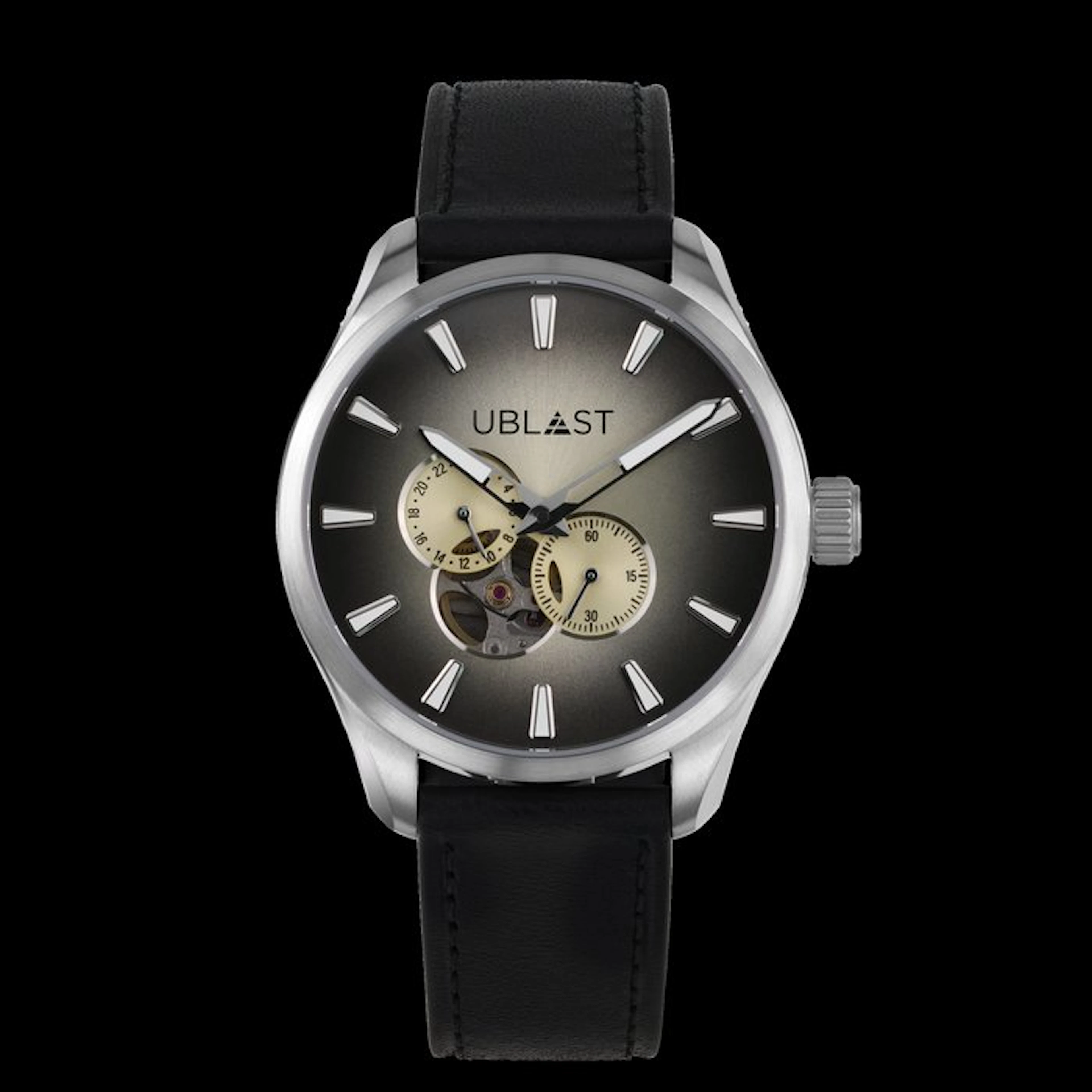 Ublast - Vision Open Heart - Sapphire Glass - REF.UBVOH42BKCHA - Ltd