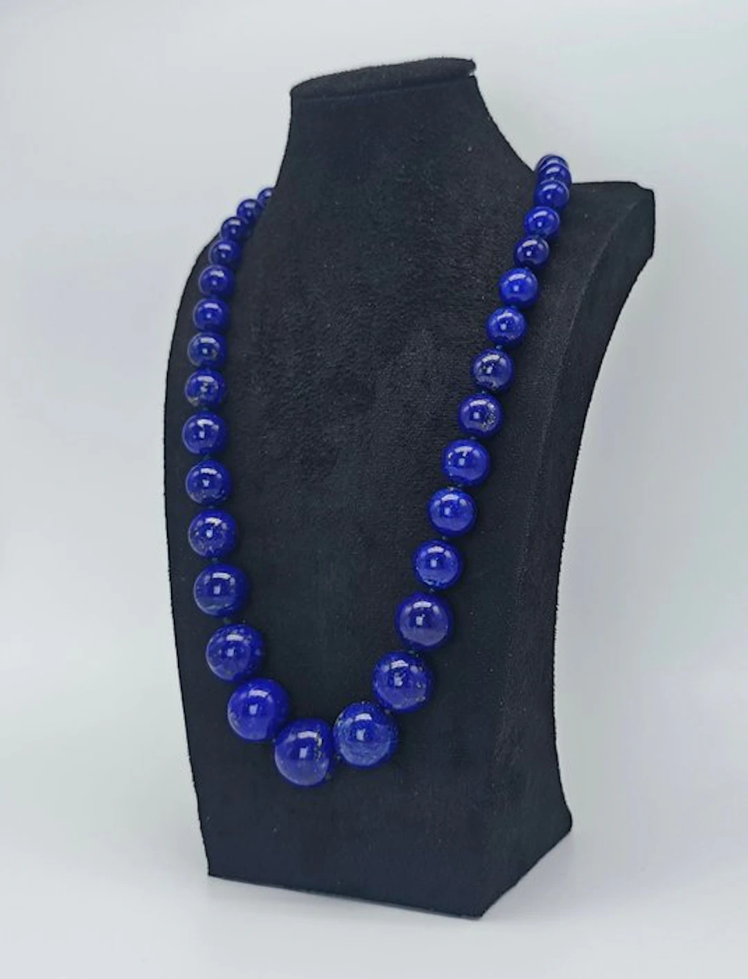 No reserve price - Necklace - 18 kt. Yellow gold Lapis lazuli