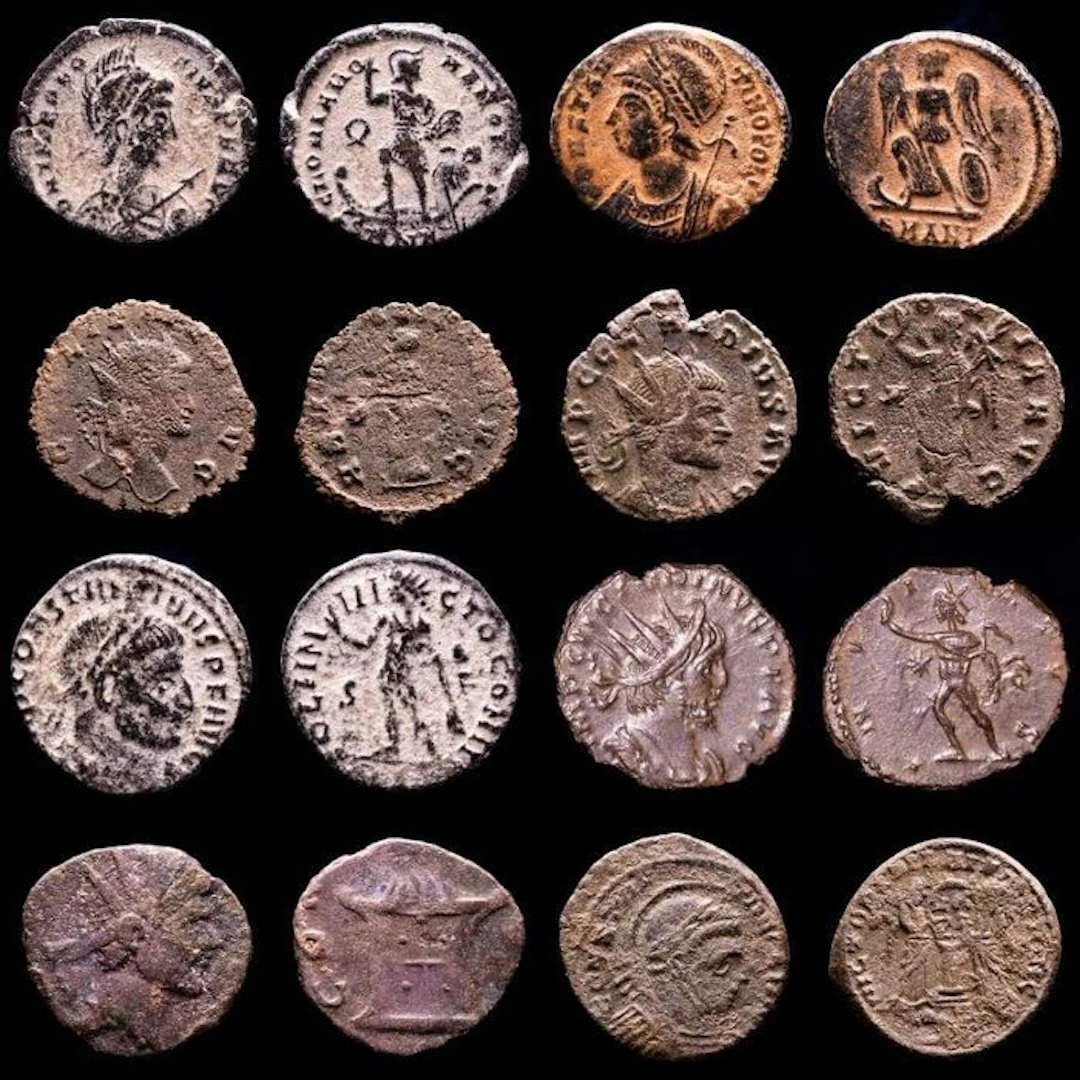 Roman Empire Lot comprising eight (8) coins: III-IV centuries AD.