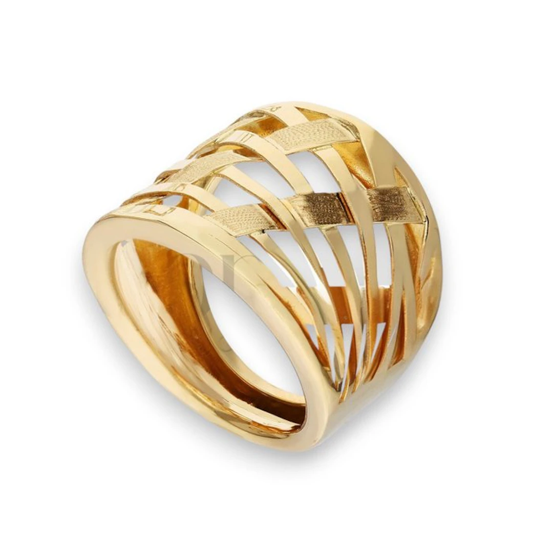 Ring - 18 kt. Yellow gold - Ring 18k 4.9 g