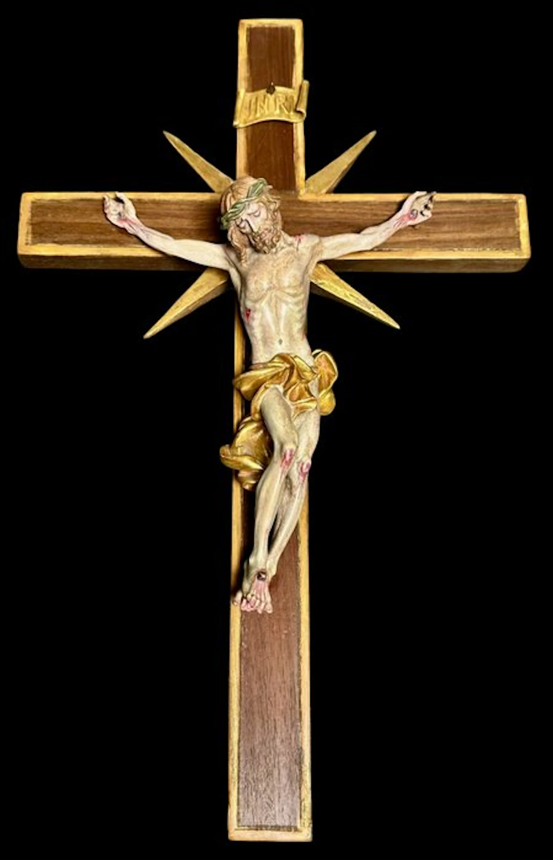 Crucifix - Wood, Resin - 1970-1980 - 67 cm