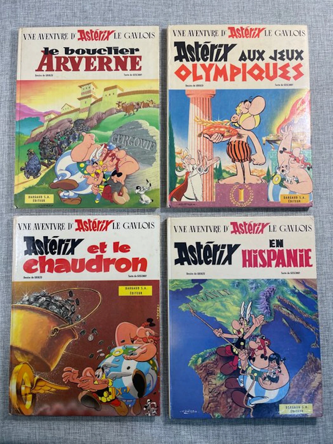 Asterix T11 à T14 - 4x C - 4 Album - First edition - 1968/1969