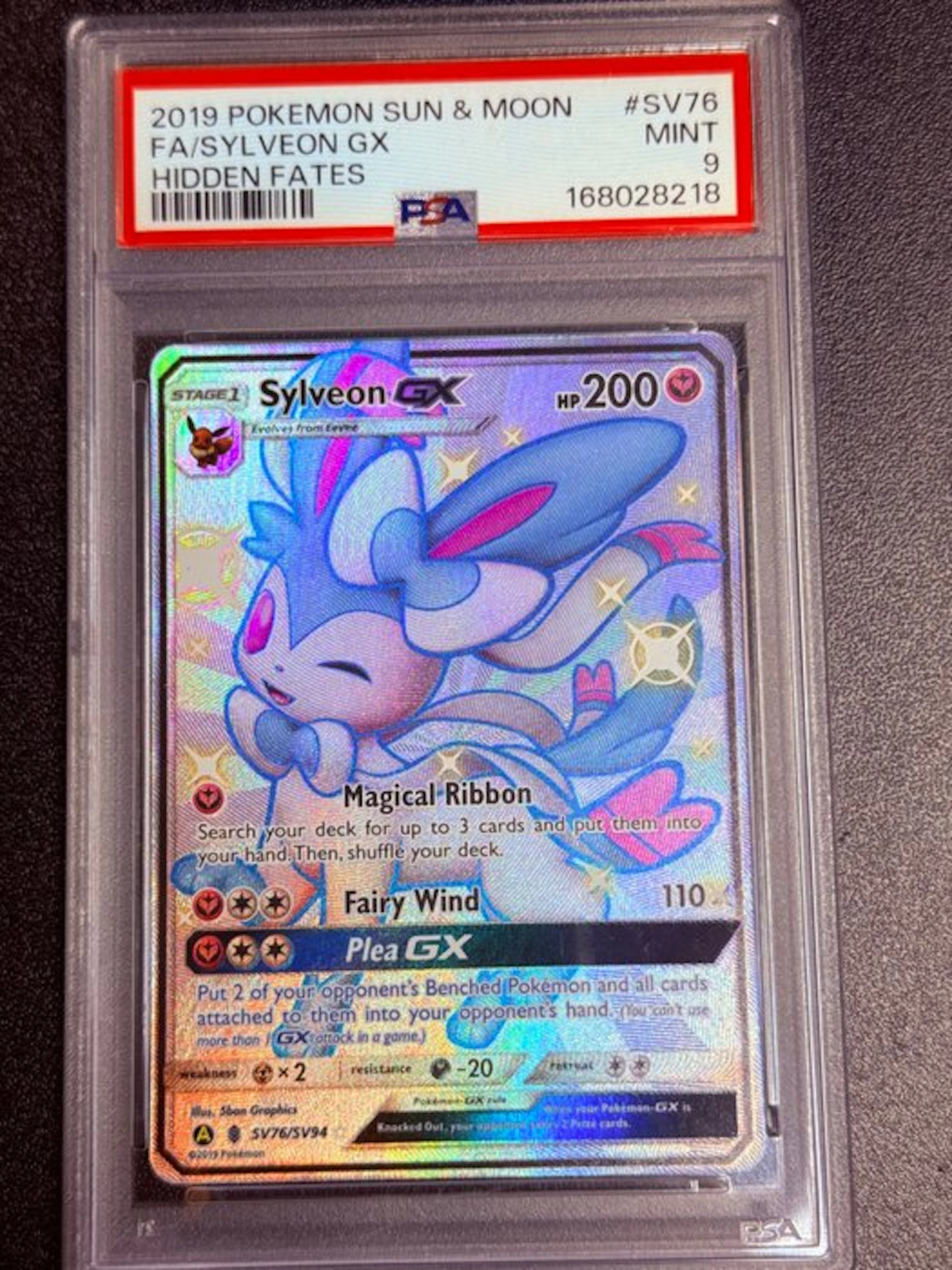 Pokémon - 1 Graded card - Sylveon SV76 Foil