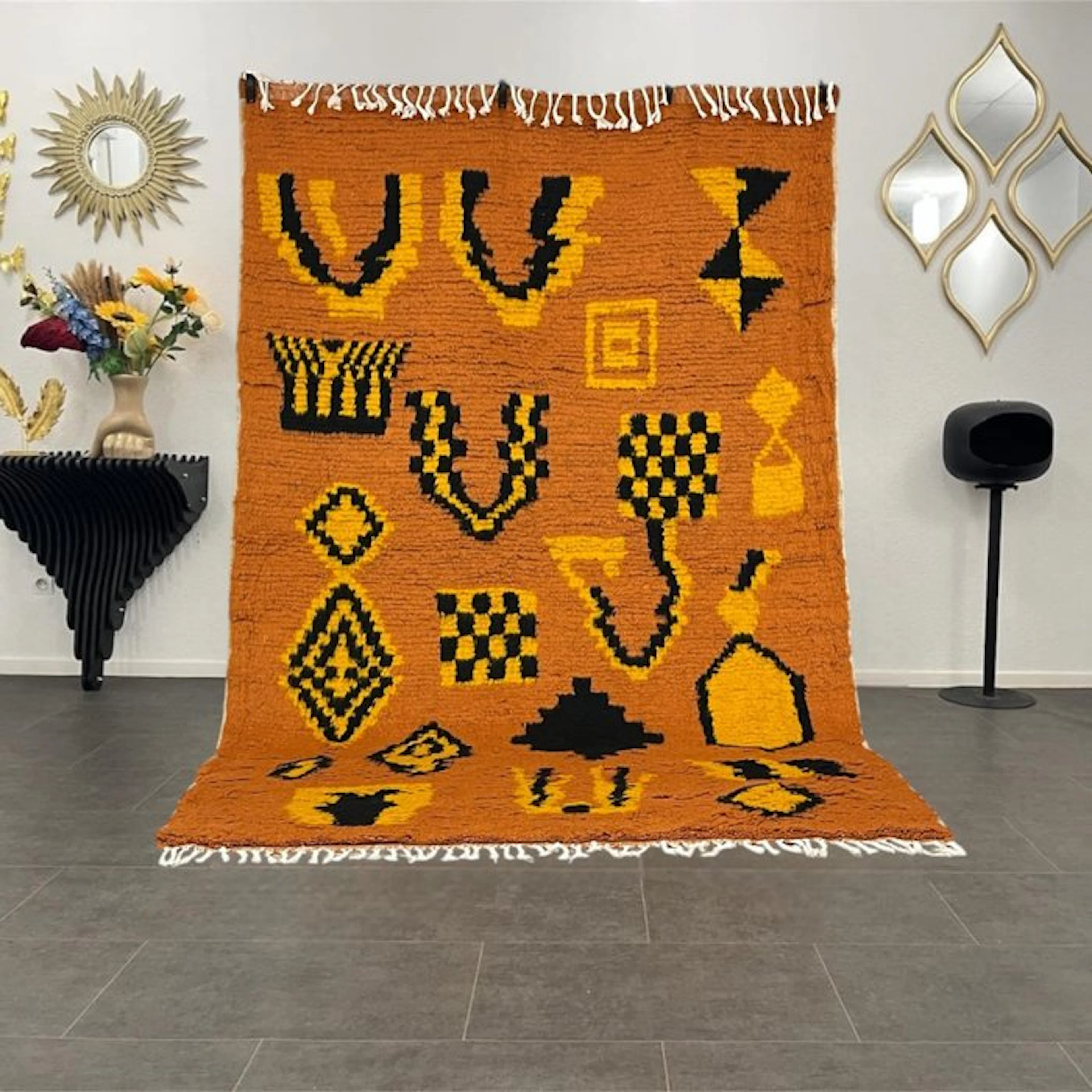 Berber, Azilal Berber rug – 100% wool – Handcrafted...