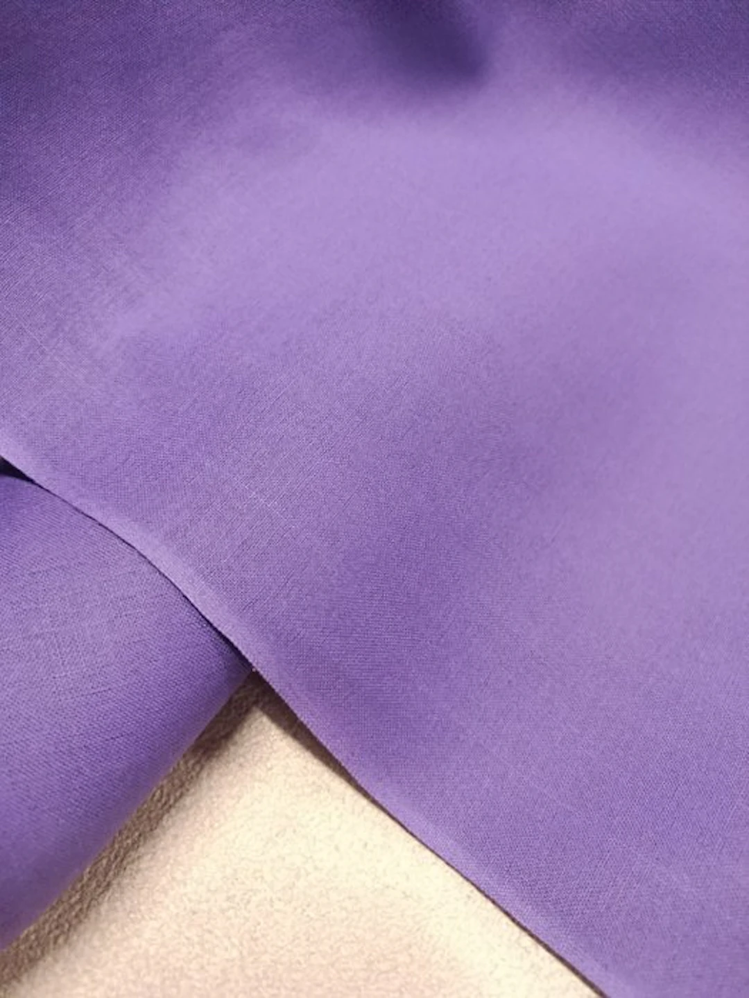 Raro tessuto in misto lino semi rigido vintage - Textile...