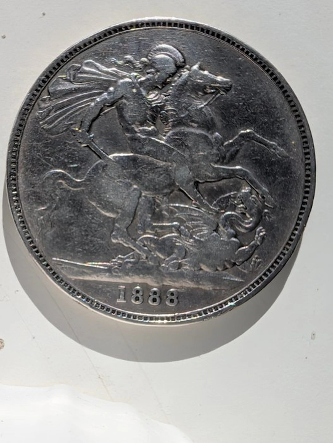 United Kingdom. Victoria. 5 Shillings (Crown) 1888 (No reserve price)