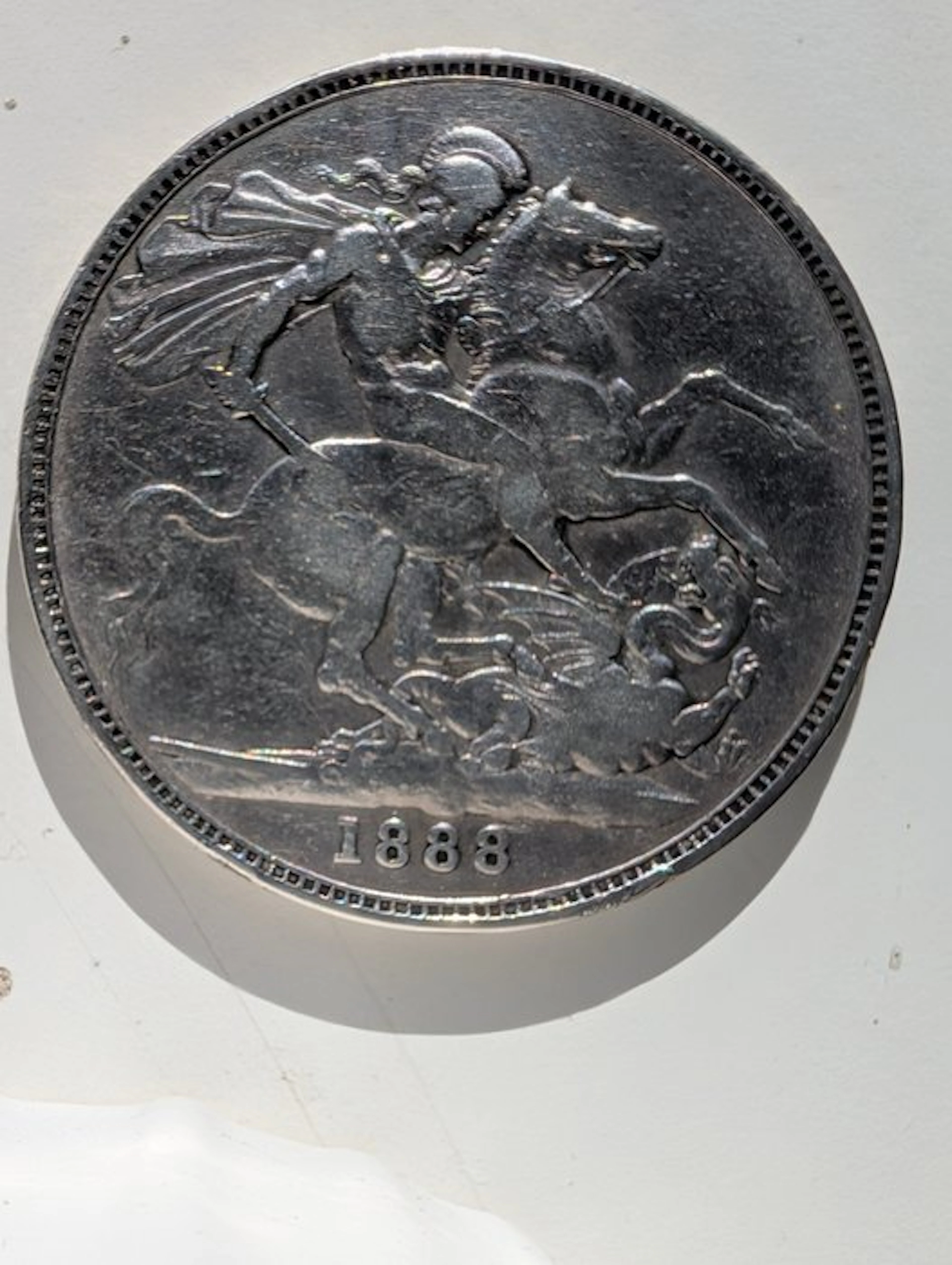 United Kingdom. Victoria. 5 Shillings (Crown) 1888 (No reserve price)