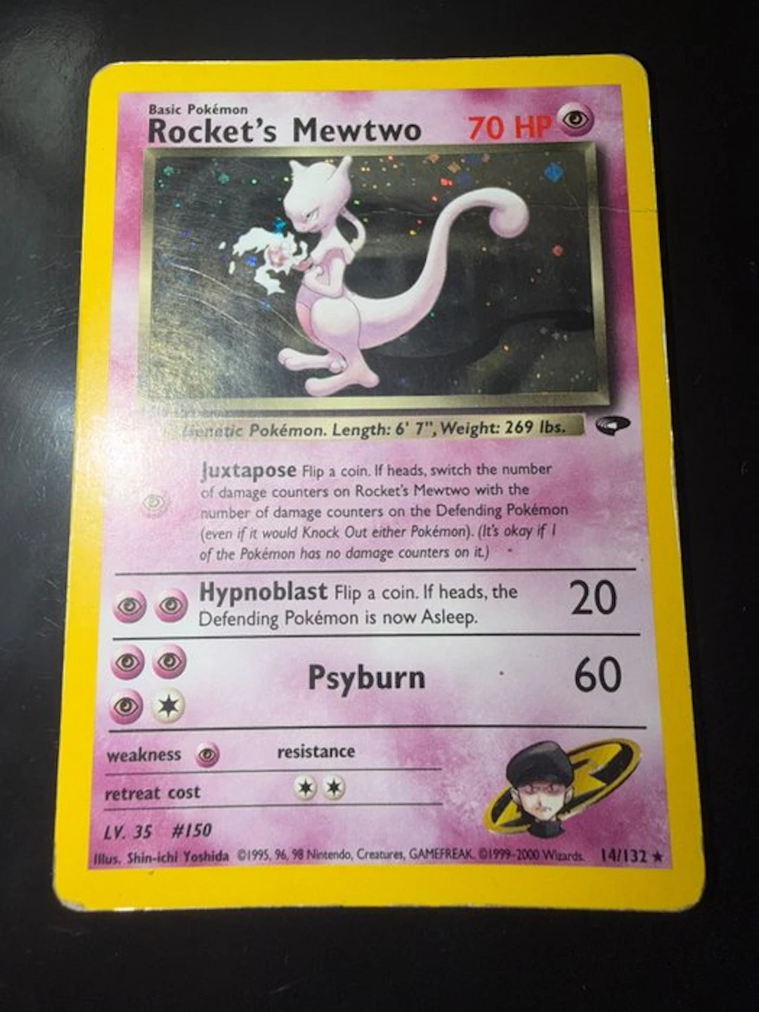 Pokémon - 1 Card - Mewtwo - WOTC - Gym Challenge