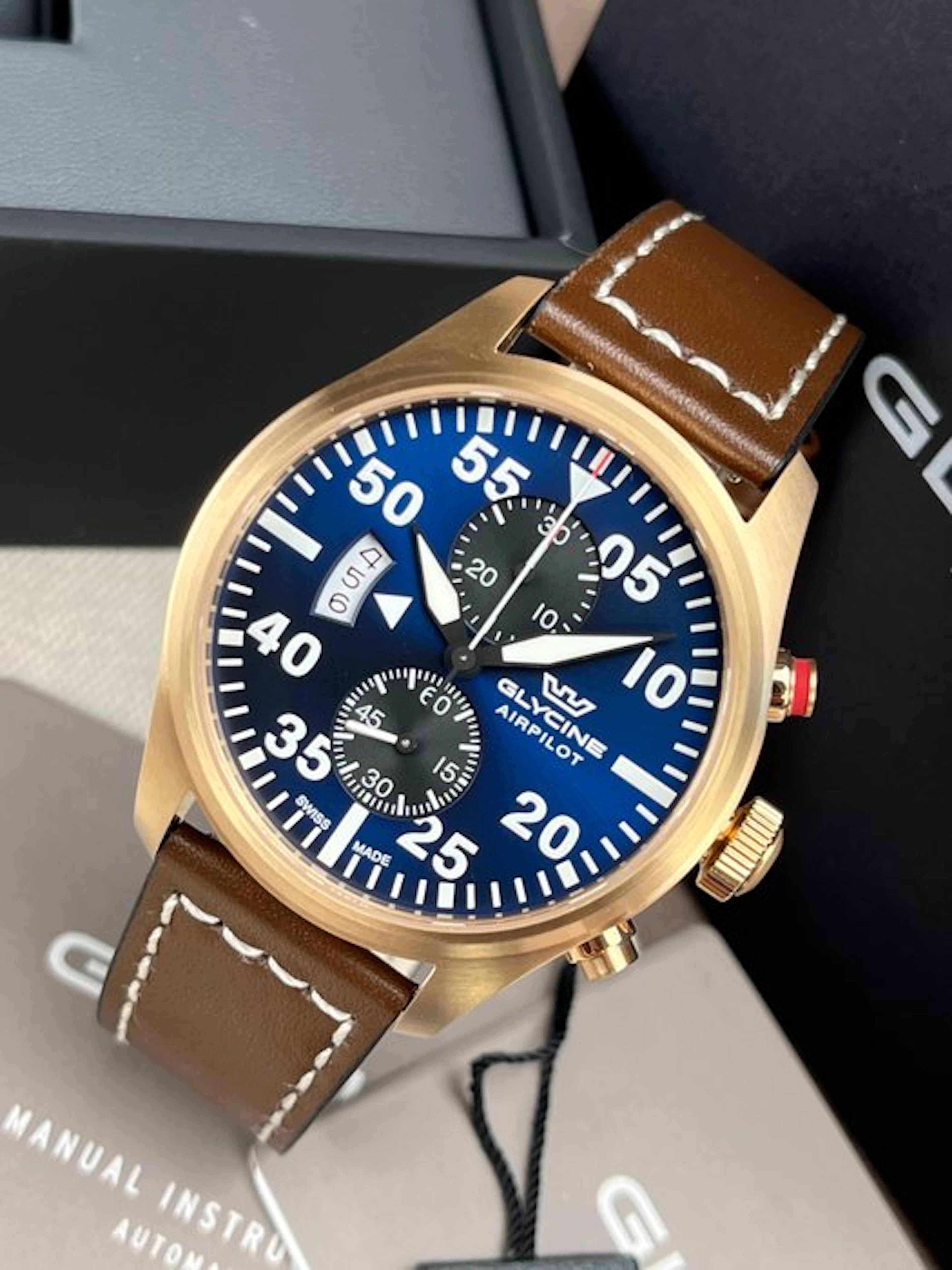 Glycine - Airpilot Chronograph Date - GL0361 - Men - 2020-2025