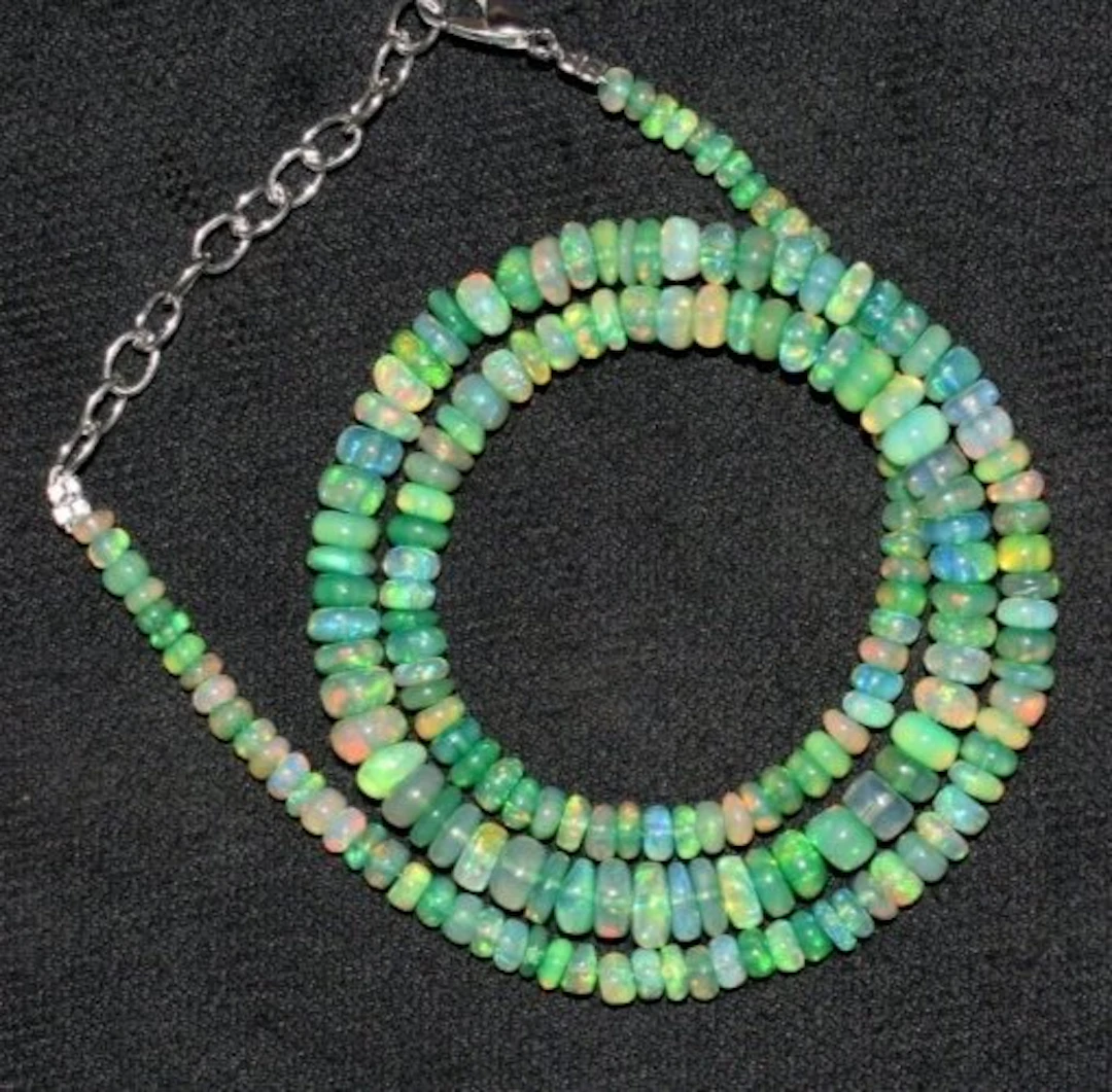 Natural Opal Necklace AAA+ 40 Carats- 10 g - (1)