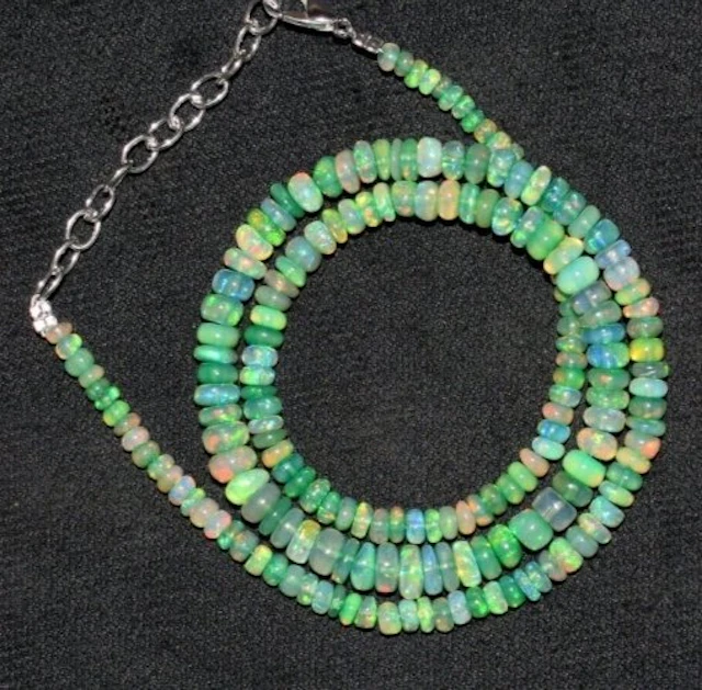 Natural Opal Necklace AAA+ 40 Carats- 10 g - (1)