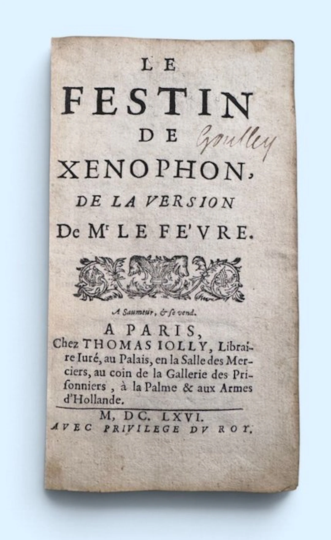 Xenophon - Le Festin de Xenophon - 1666