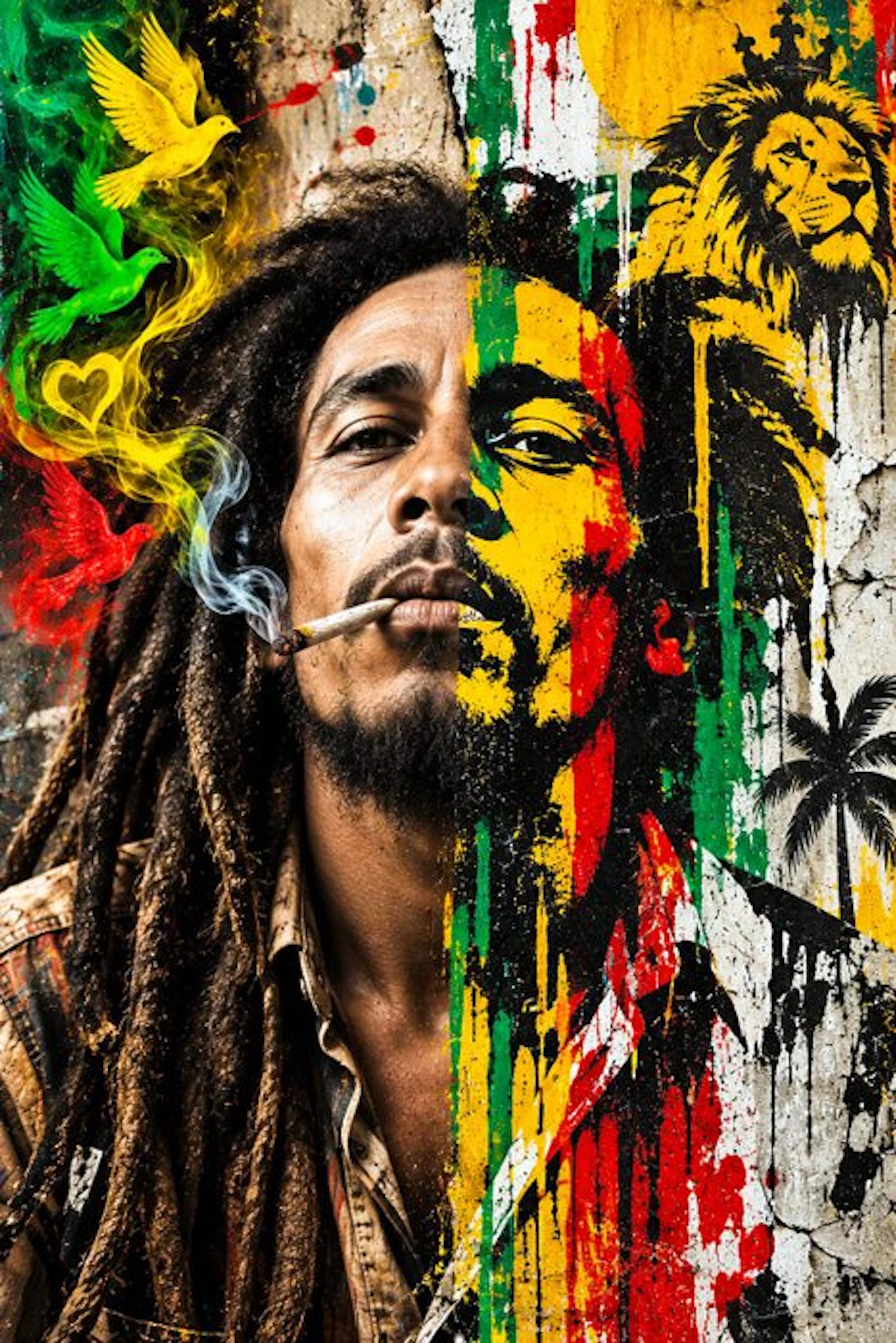 Jacon Art - Bob Marley - ONE LOVE, ONE WALL 2/7