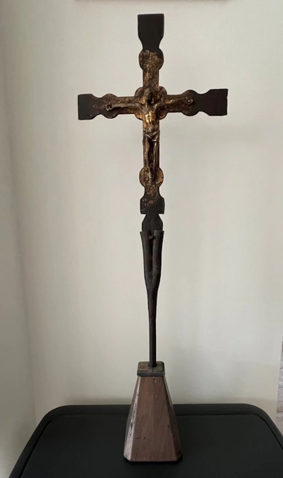 Antique Cross - Wrought iron - Possibly 16th/17th century - Processional cross