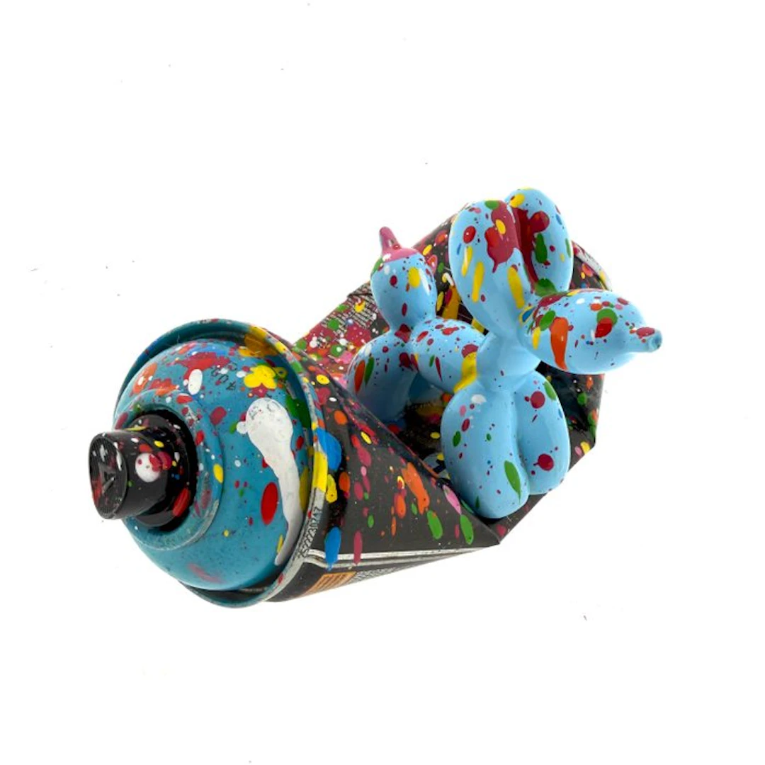 Koen Betjes (1992) - Balloon Dog crushed Spraycan