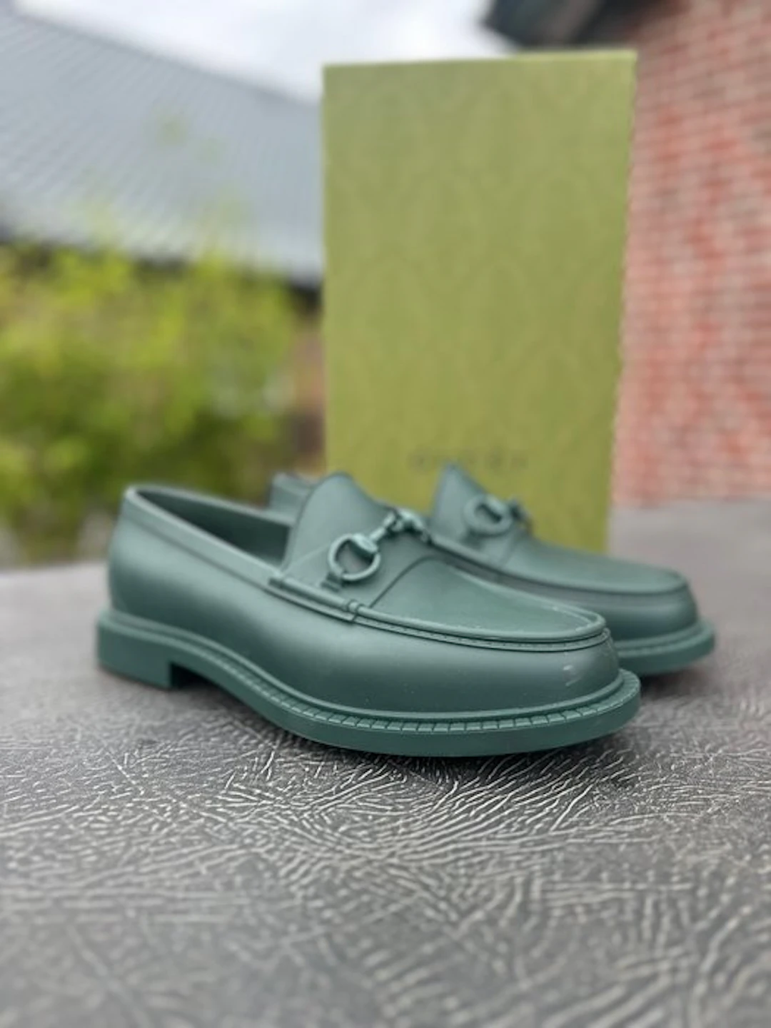 Gucci - Horsebit Gummi Loafer - Sneakers - Size: EU 41