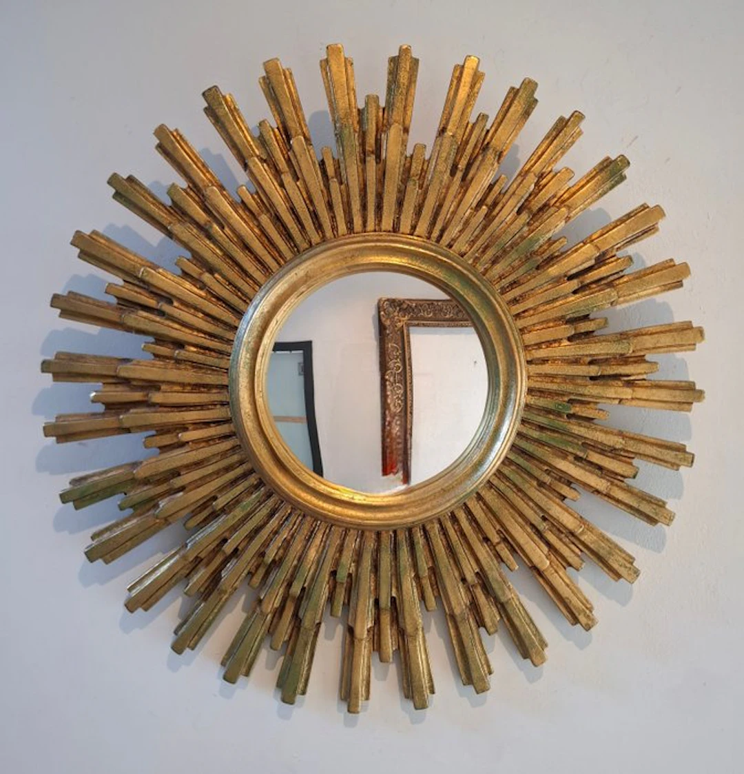 Wall mirror - Resin - Sun Mirror, 1955