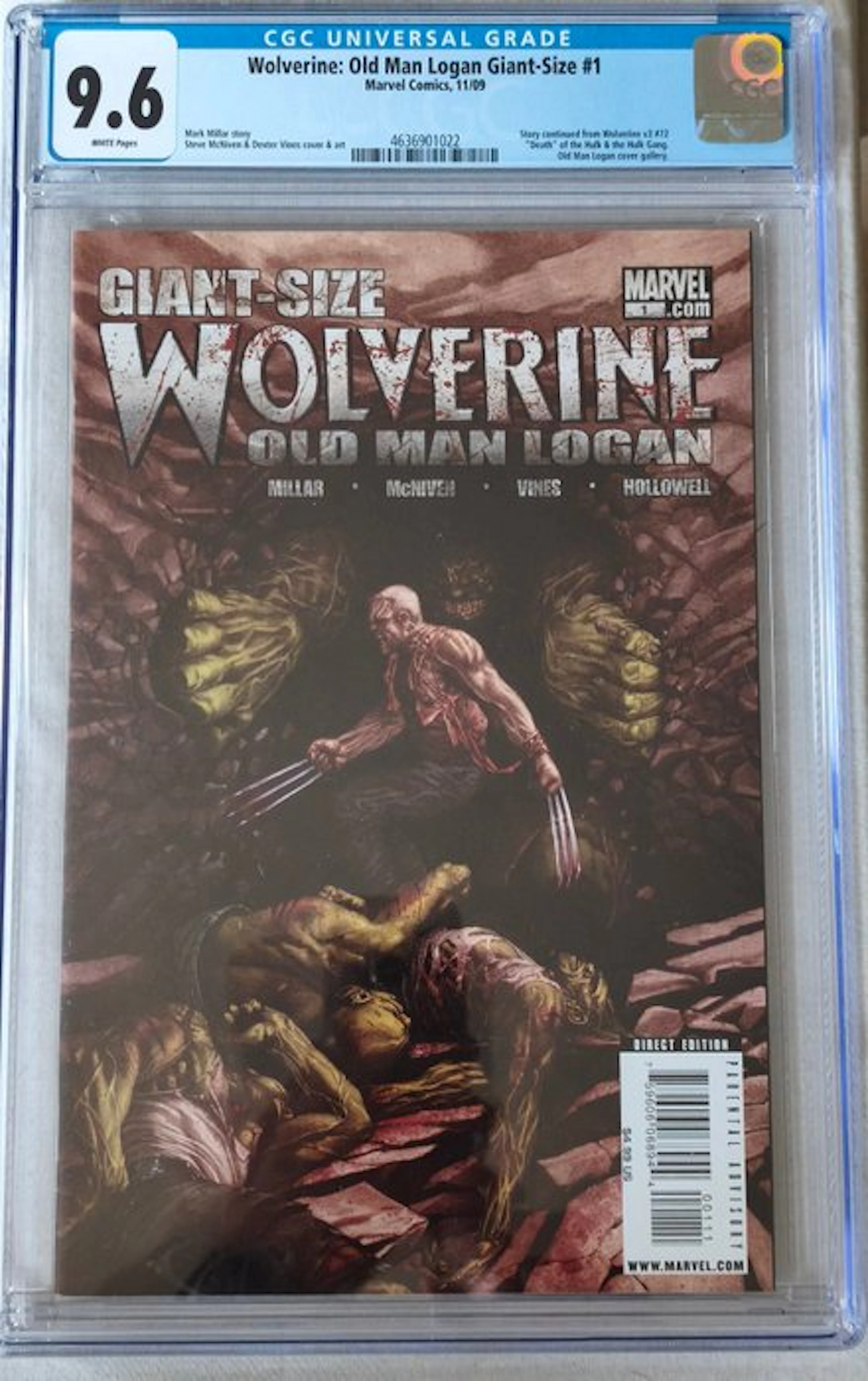 Wolverine - Old man Logan Giant-Size#1 CGC 9.6 Death of...