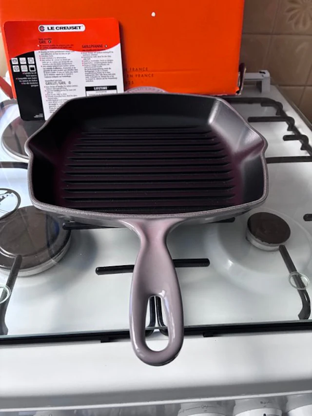 Le Creuset - Pan - Skillet Grill 26 - enamelled fountain
