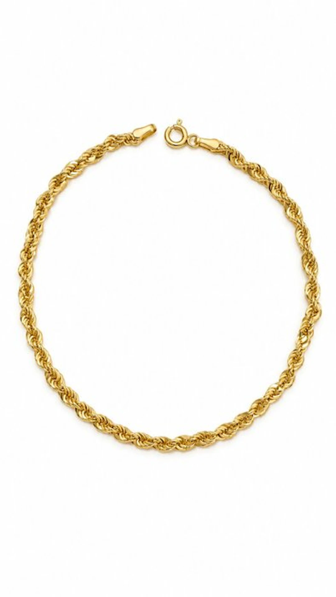 No reserve price - Bracelet - 18 kt. Yellow gold - Br fune 18 cm 1.3/1.4 g