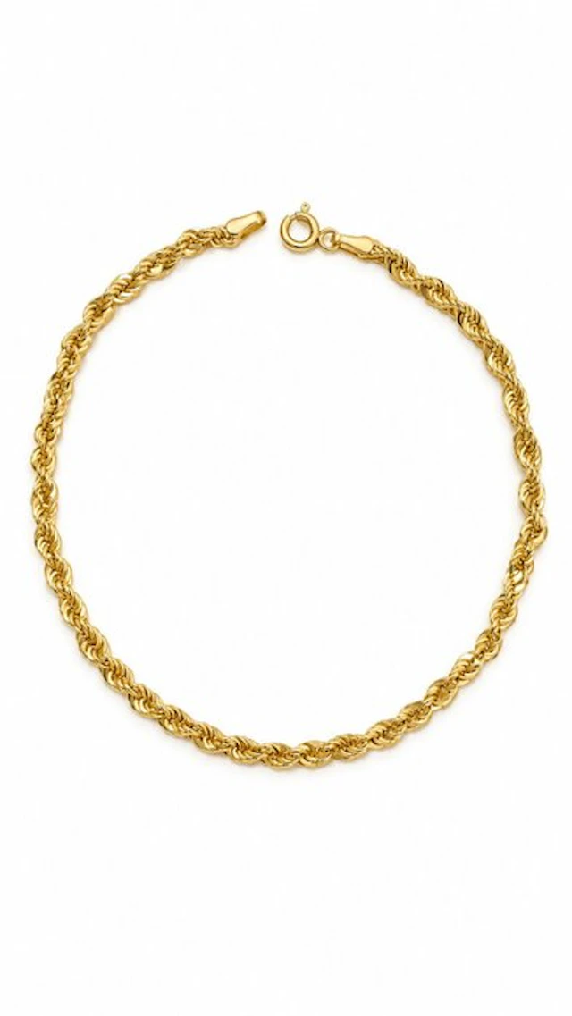 No reserve price - Bracelet - 18 kt. Yellow gold - Br fune 18 cm 1.3/1.4 g