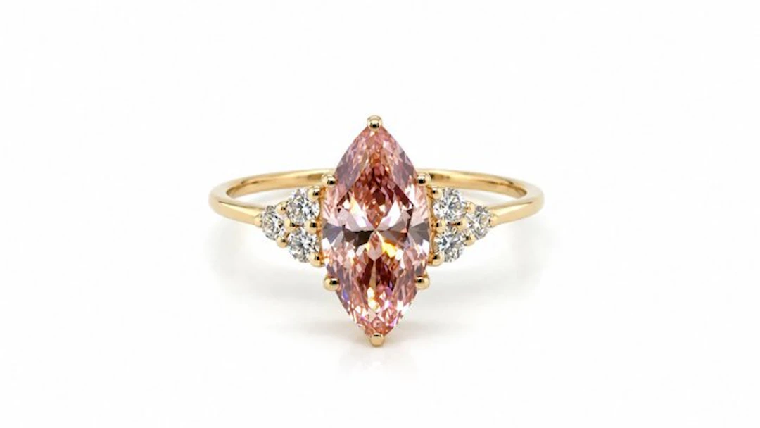 No reserve price - Ring - 14 kt