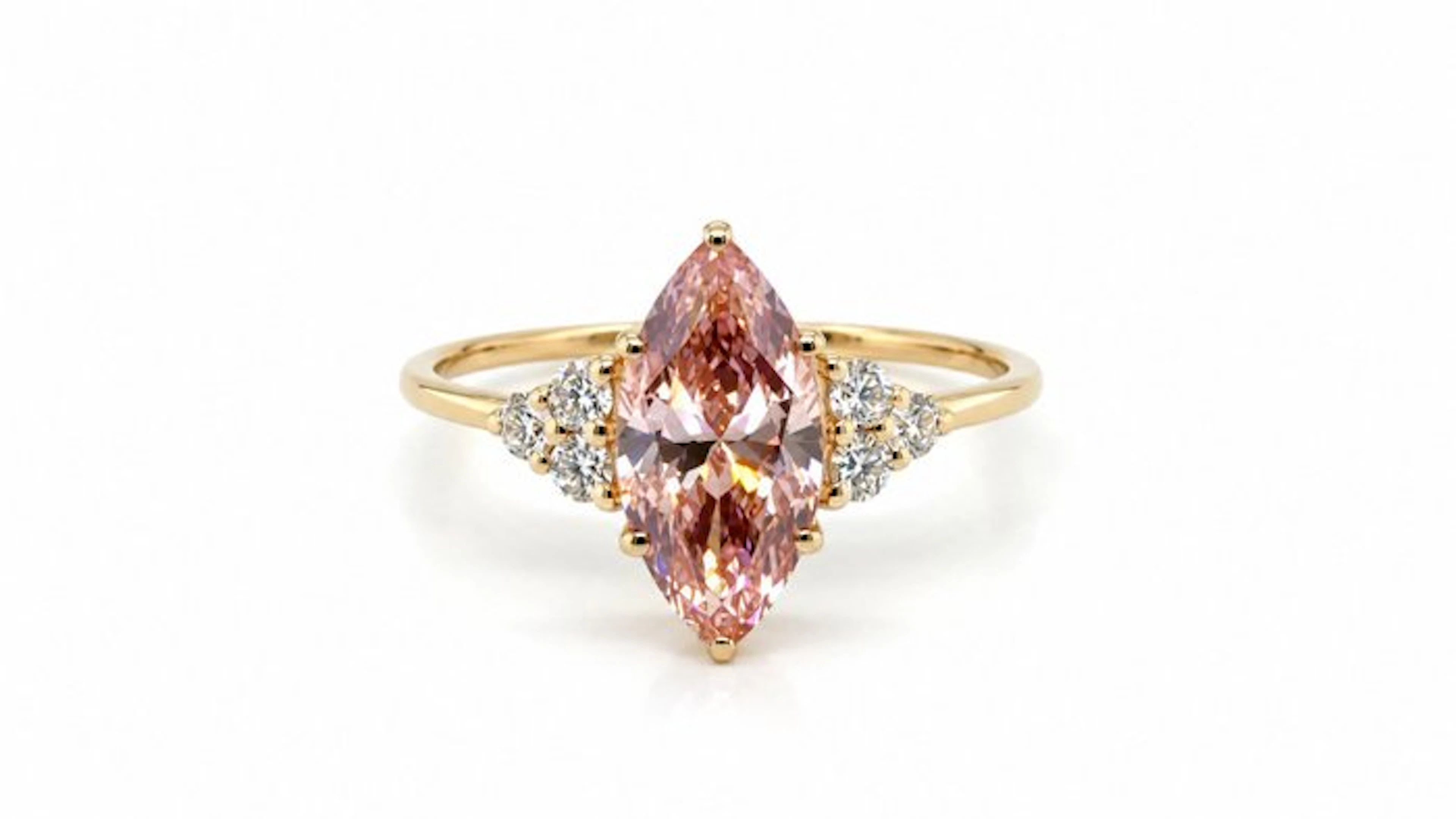 No reserve price - Ring - 14 kt