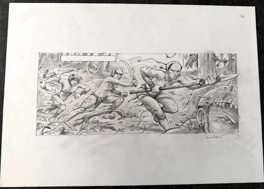 Bosschaert Jan - 1 Original preliminary page - Jaguar 2 - 2002
