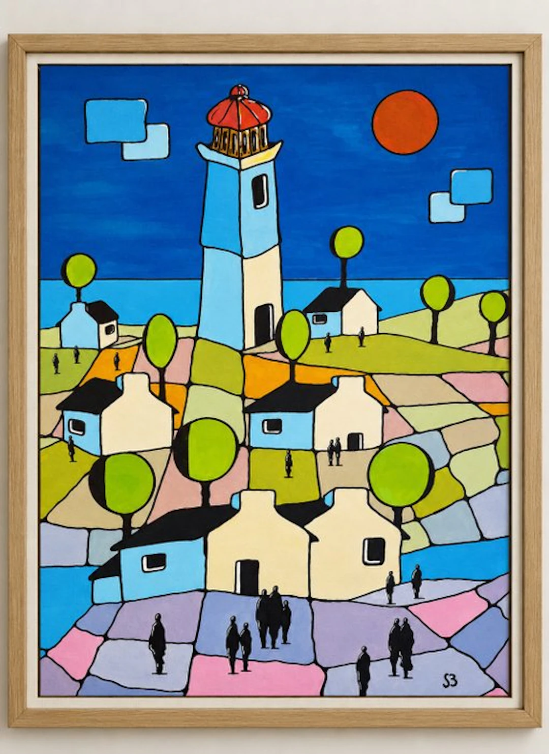 Bertrand Jost (1961) - Paysage naïf XL