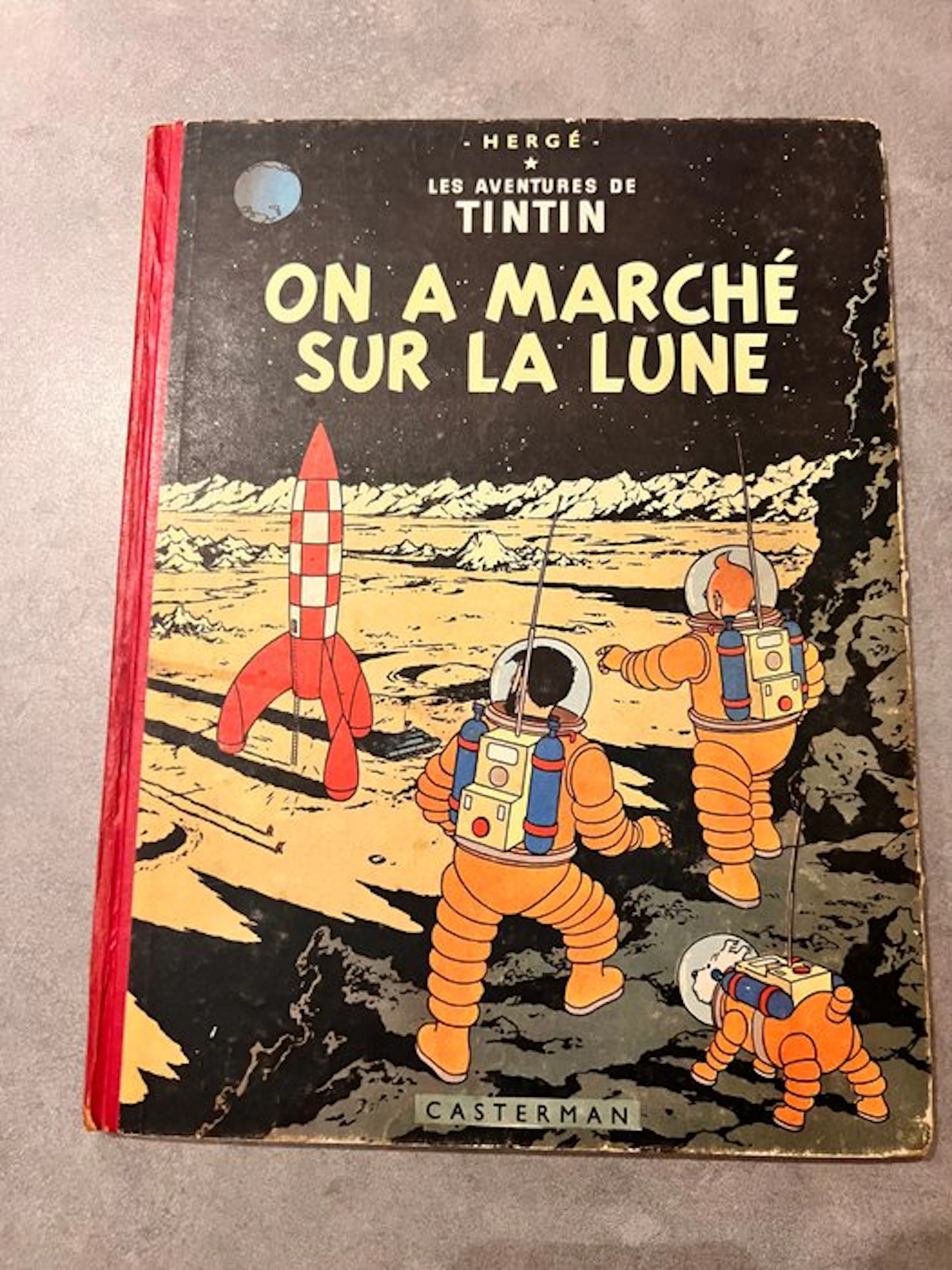 Tintin T17 - On a Marché sur la Lune (B11) - C - 1 Album - 1954