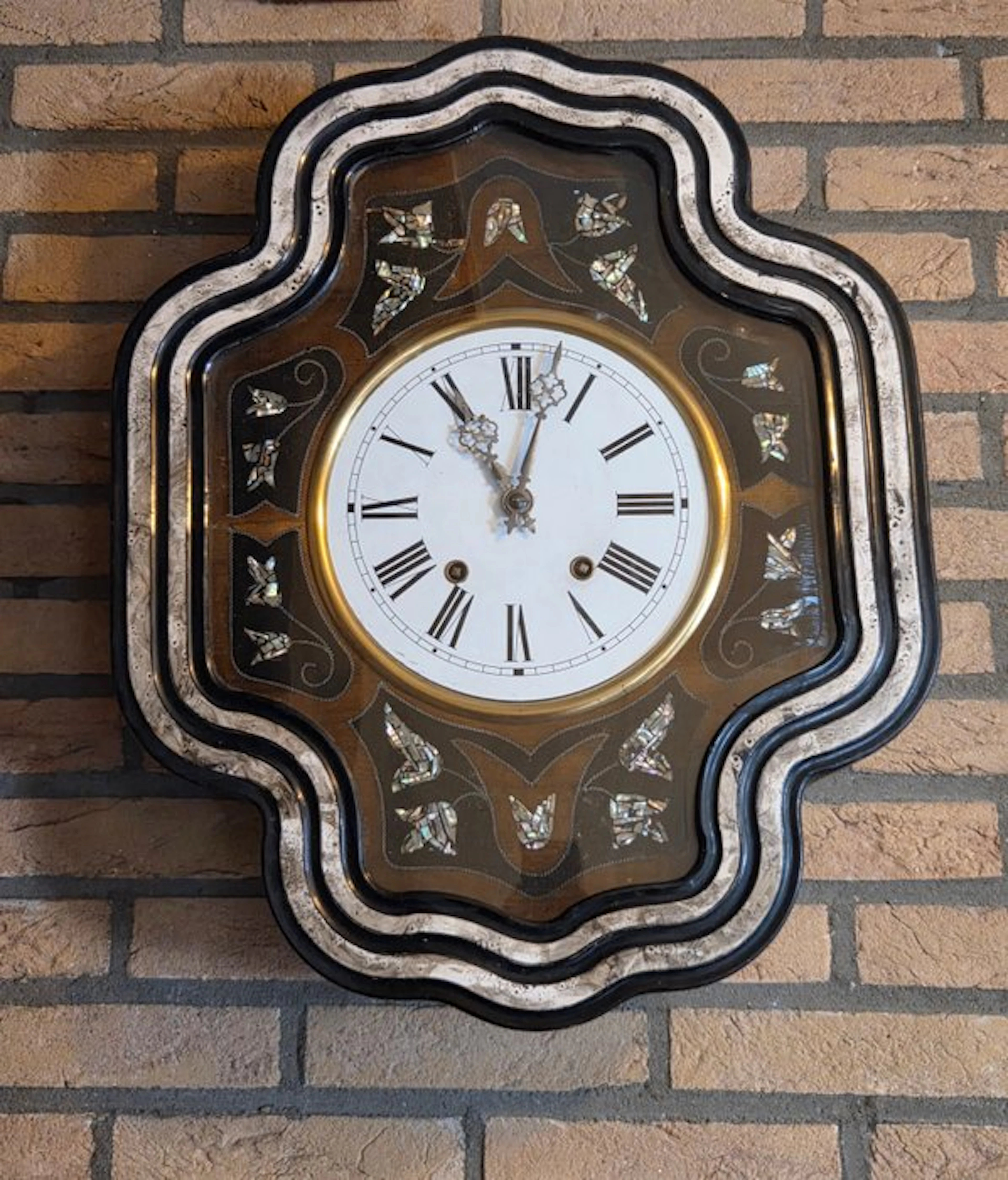 "Œil-de-Bœuf" Wall Clock (Ossenoog) Napoleon III Wood