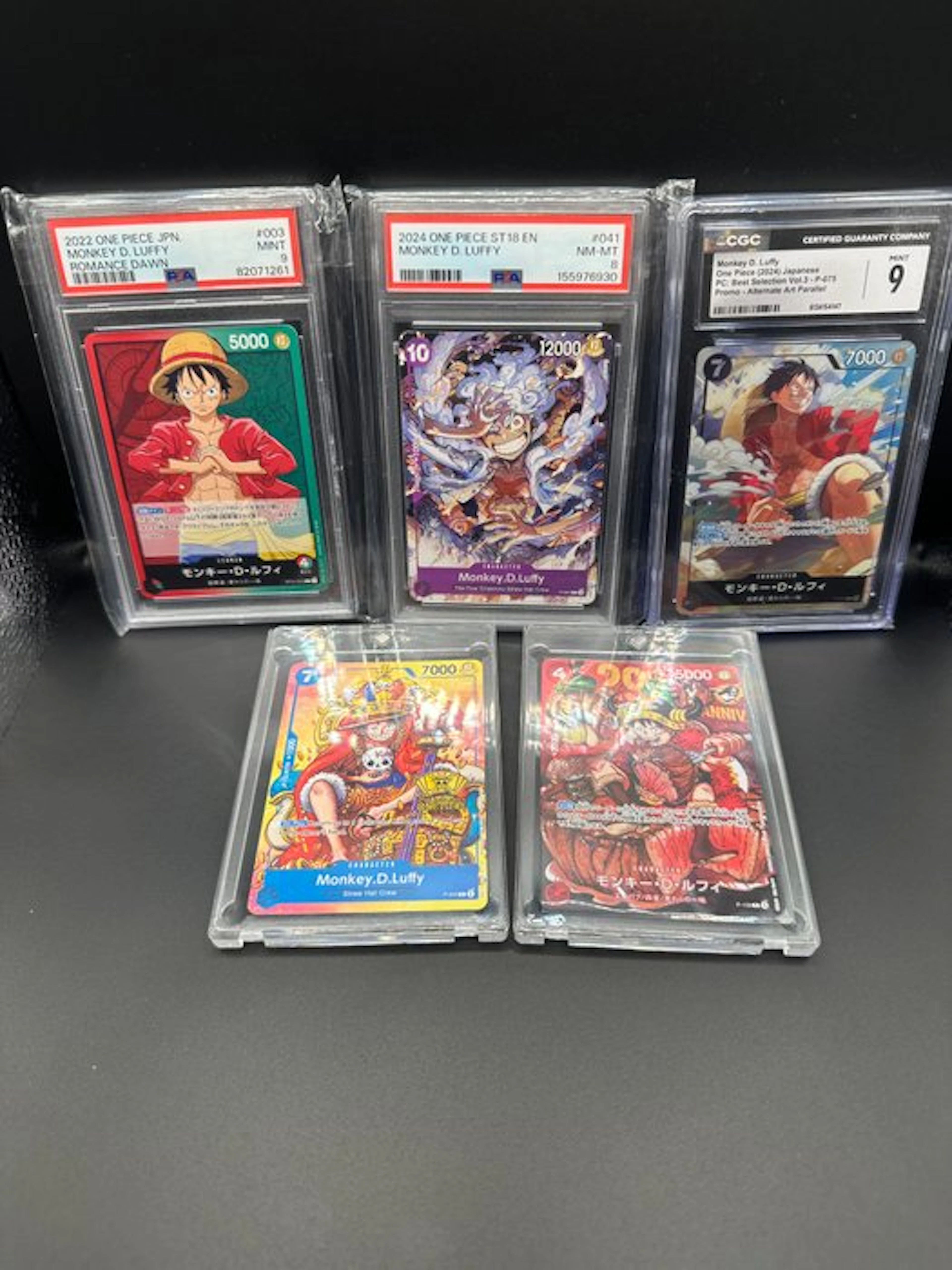 Bandai - 5 Card - One Piece - Monkey D. Luffy Promo card, Alternate art