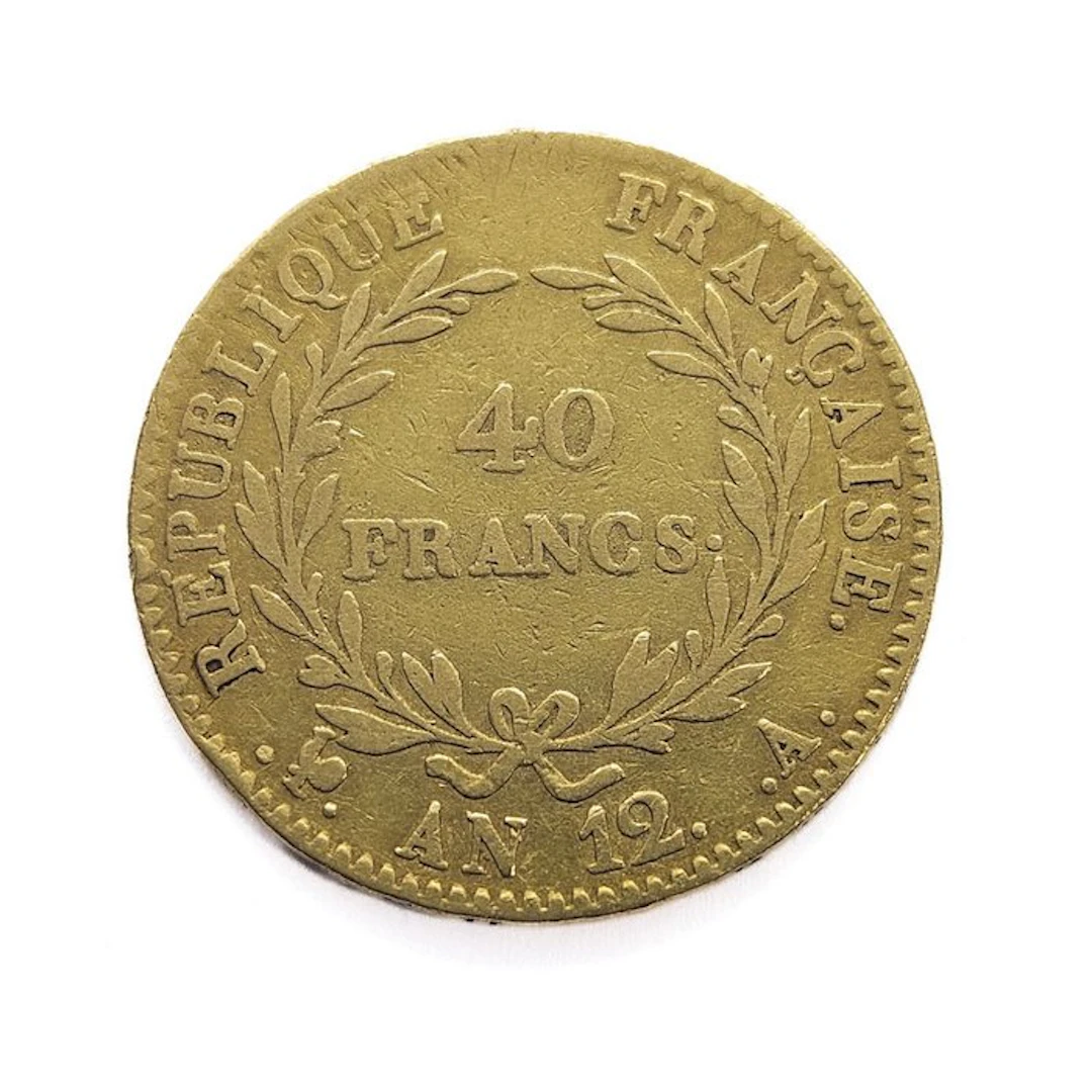 France. Napoleone. 40 Francs AN12-A (1803) Napoleon