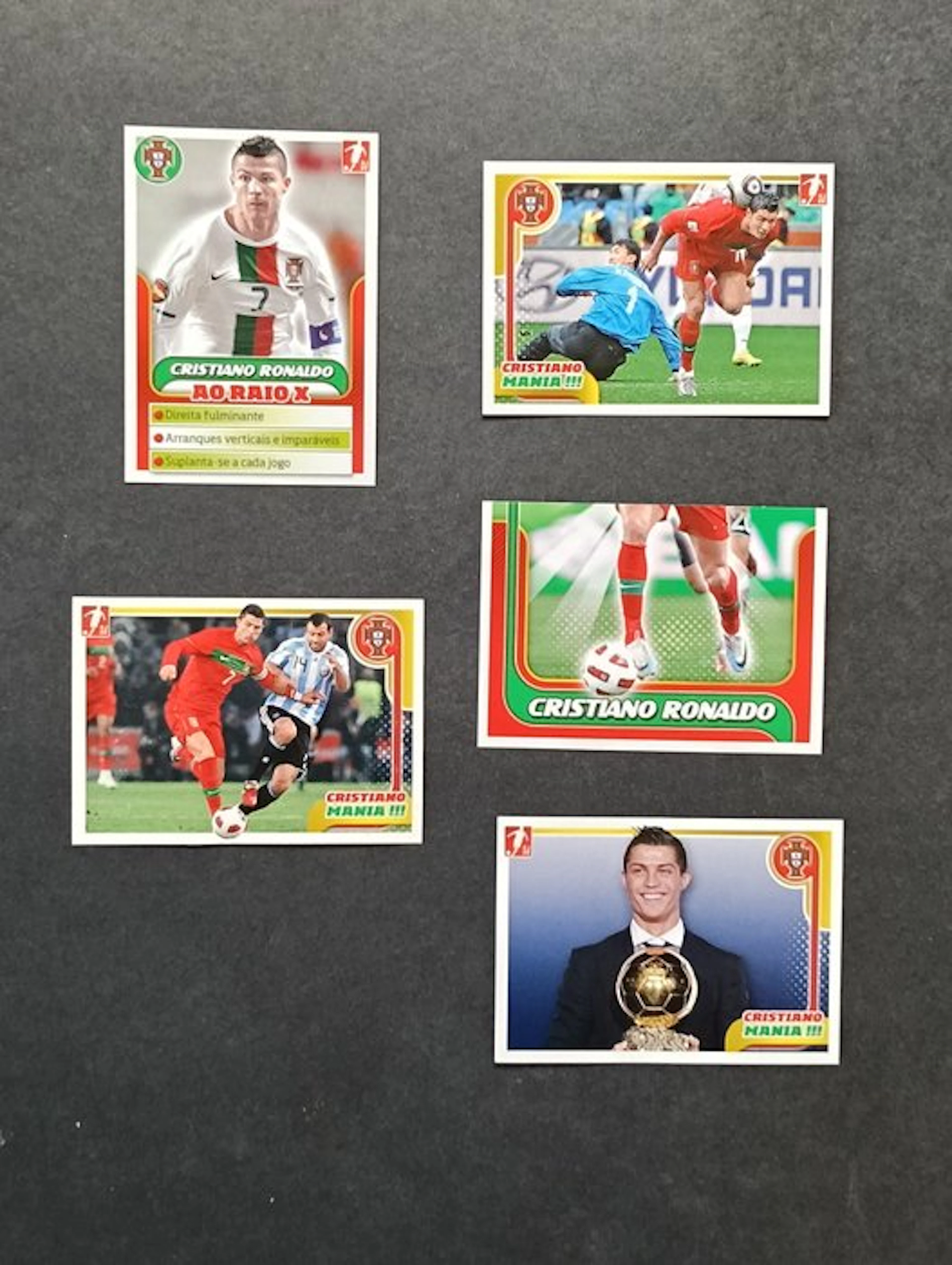 2011 Panini Portugal de Ouro Cristiano Ronaldo Lotto 5...