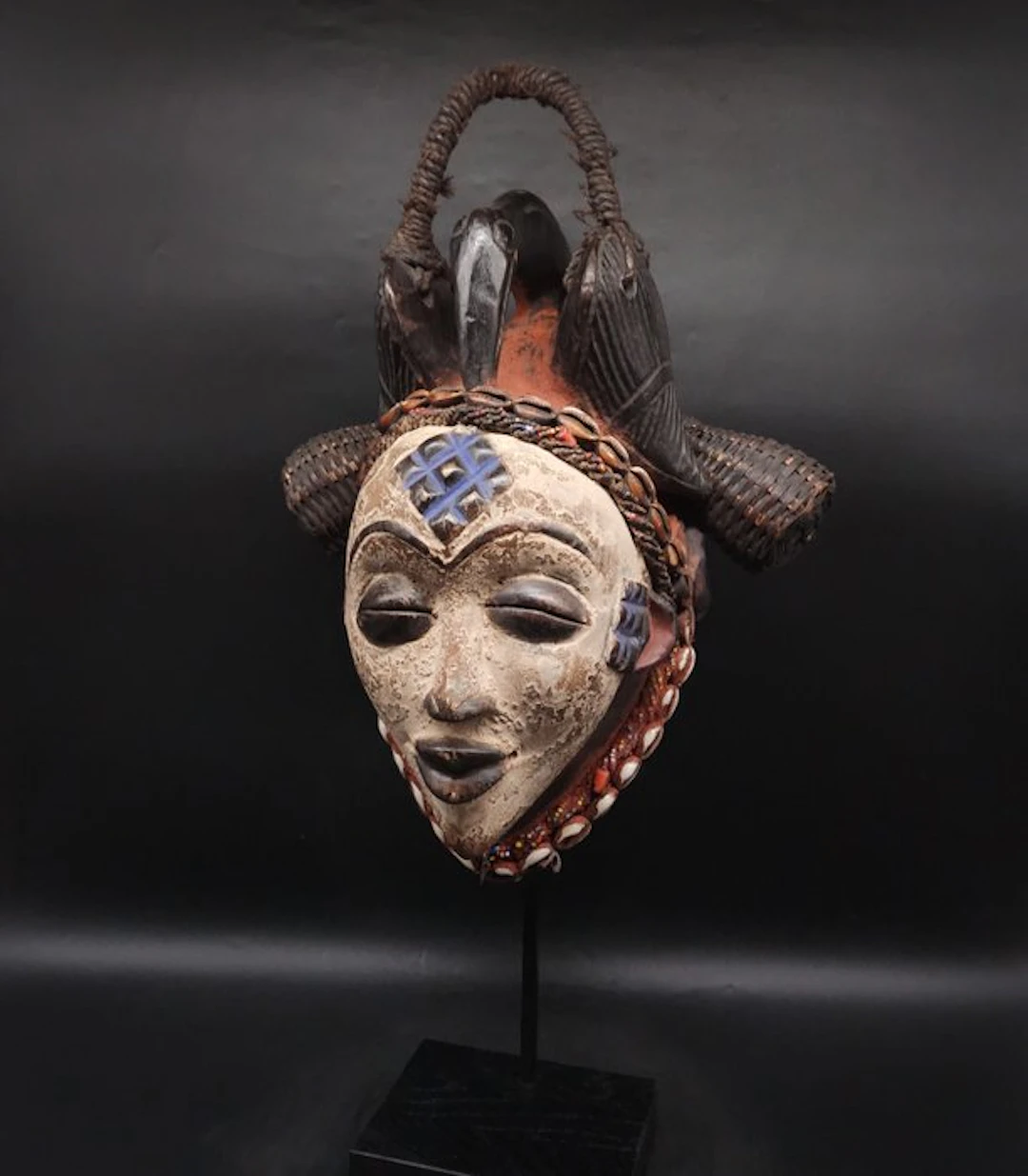 Superb - double-faced mask - Punu - Gabon (No reserve price)