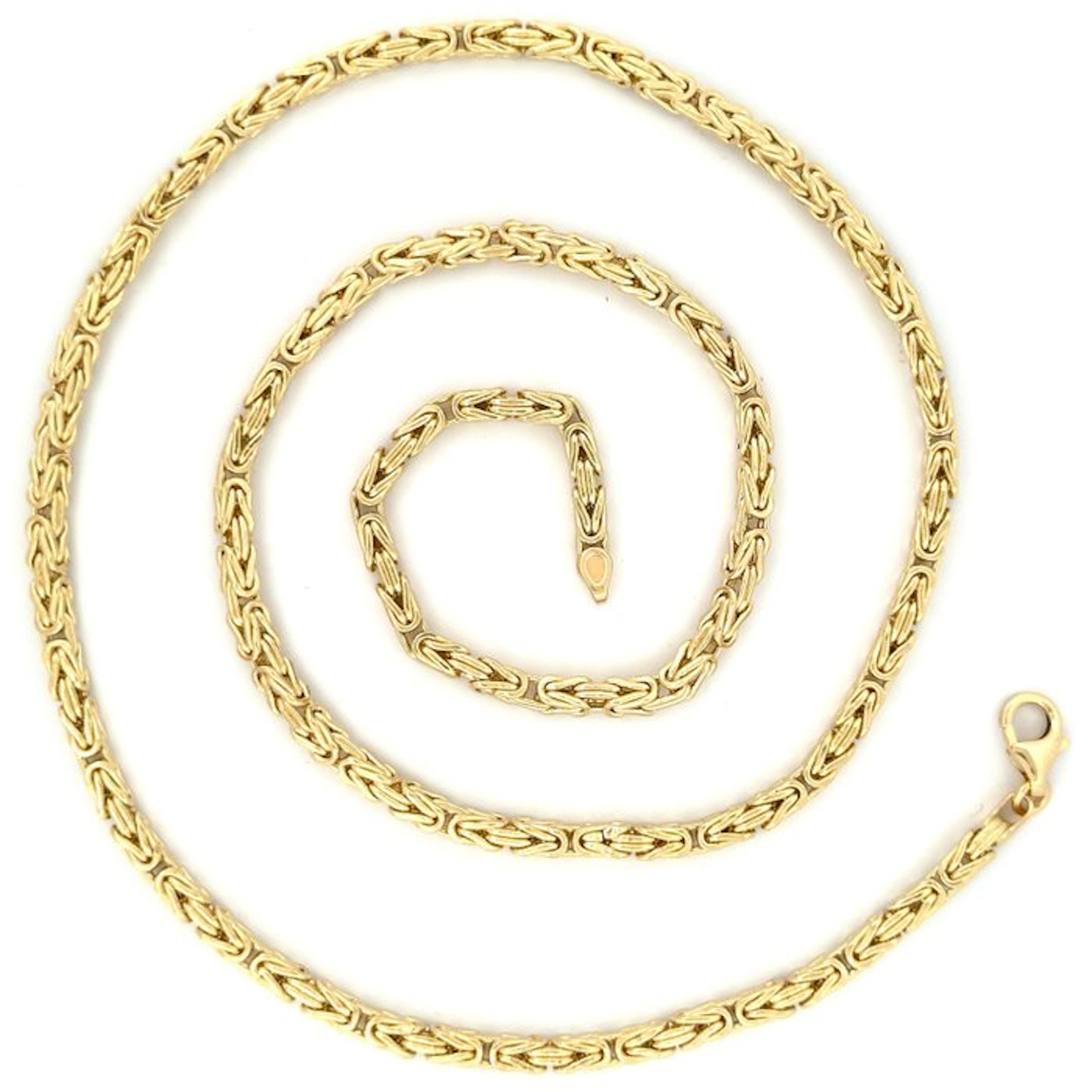 Necklace - 18 kt. Yellow gold - Bizantina - 60 cm