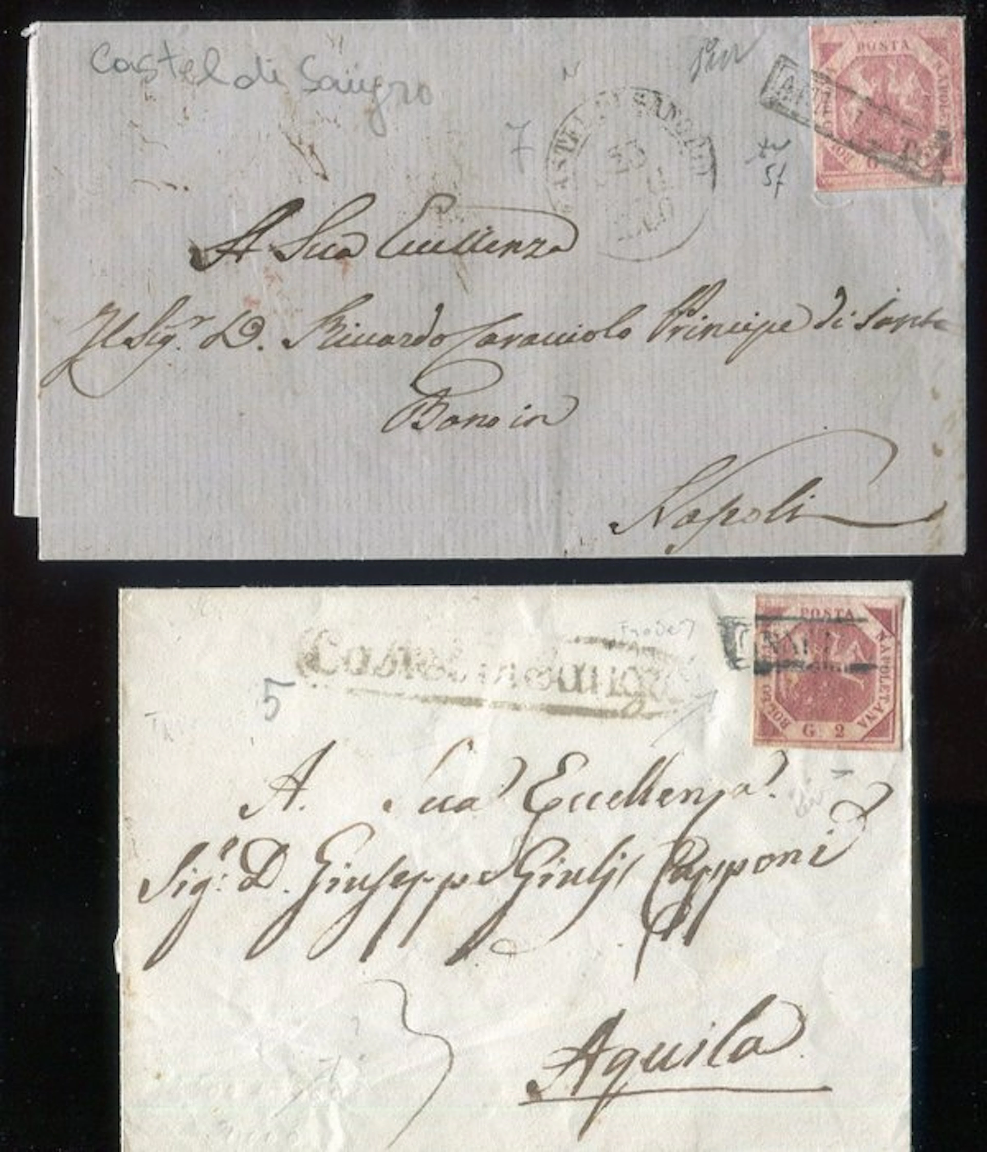 Italian Ancient States - Naples 1858 - Various...