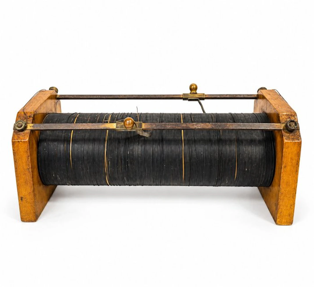 Ancien rhéostat à curseurs