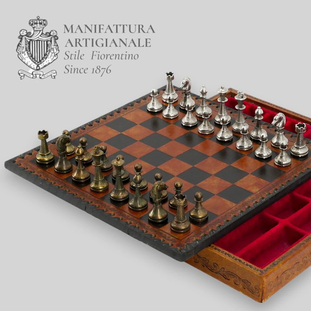 Manifattura Artigianale - Chess set - Scrigno 'Nobilis'...