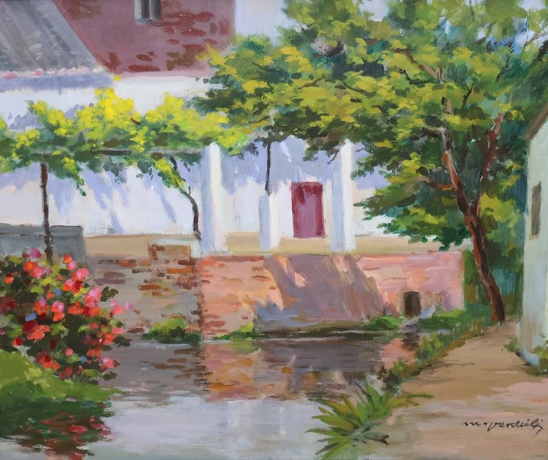 Miguel Martínez Verchili (1898-1989) - Reflejos de primavera