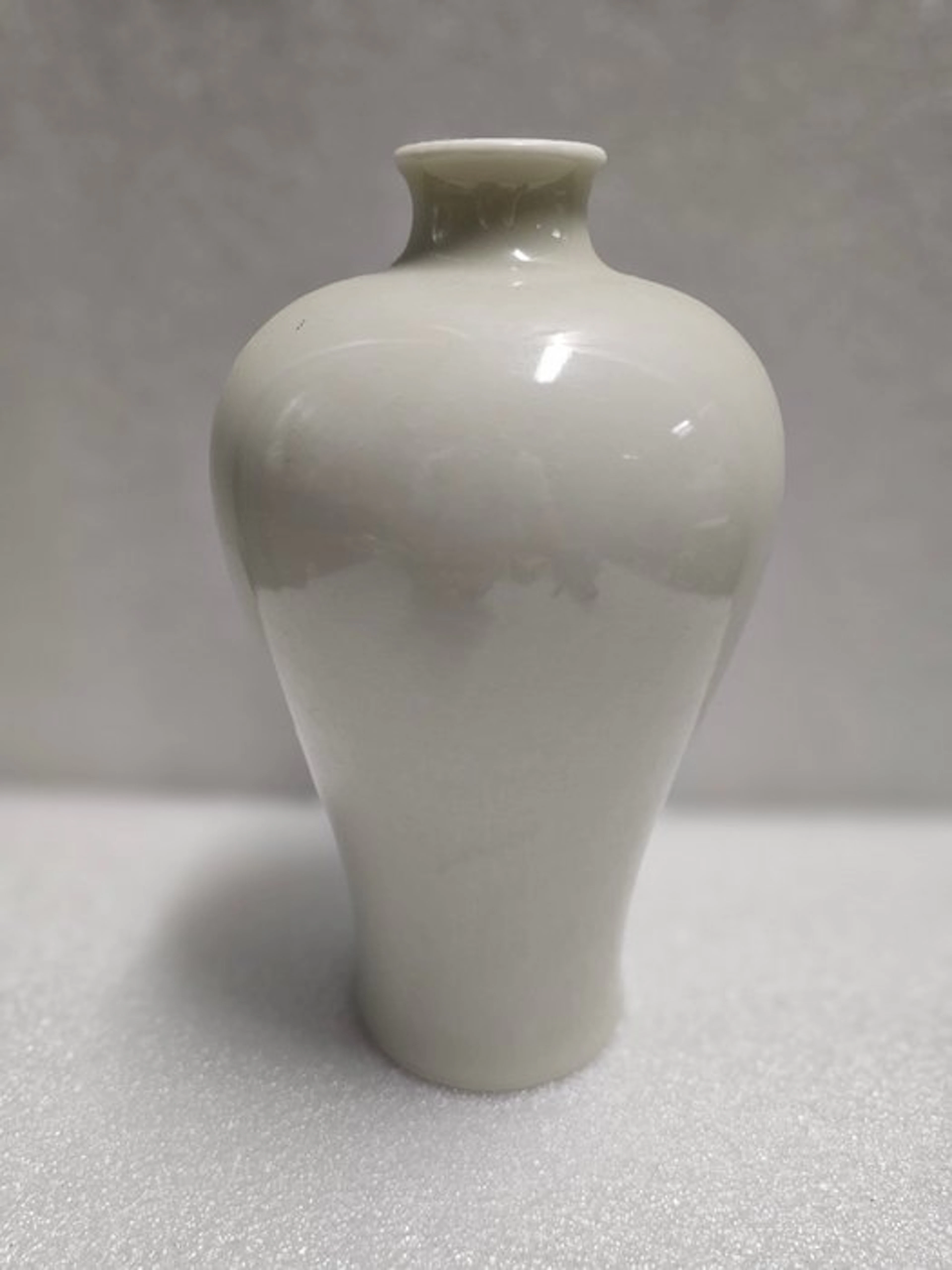 Antique Meiping vase in Chinese white porcelain