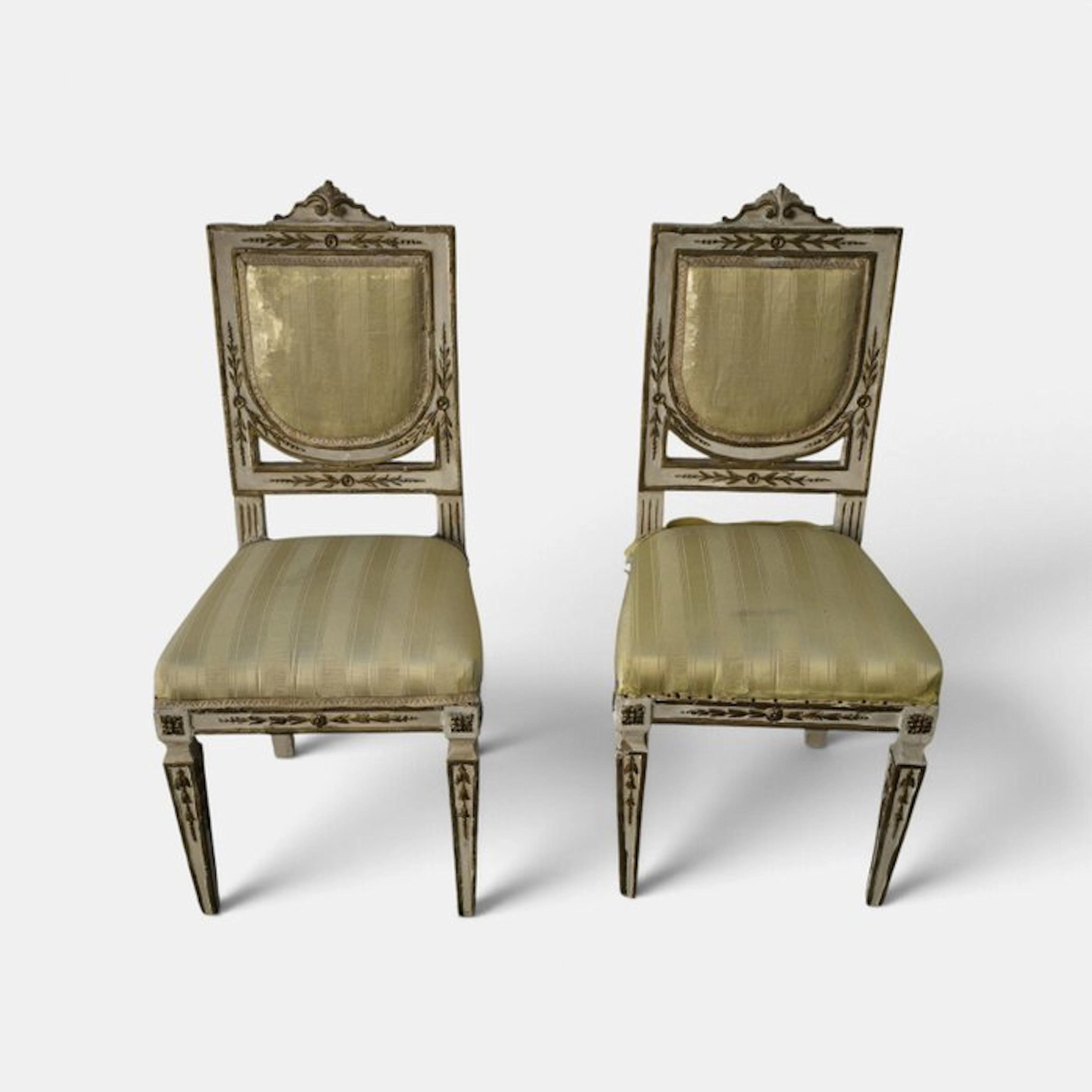 Chair (2) - Polychrome wood