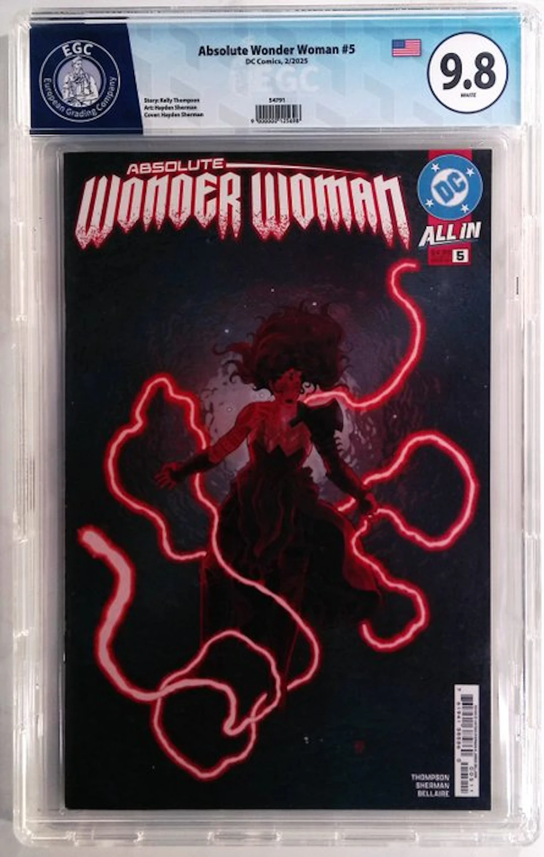 Absolute Wonder Woman #5 - EGC 9.8 - 1 Graded comic - First edition - 2025