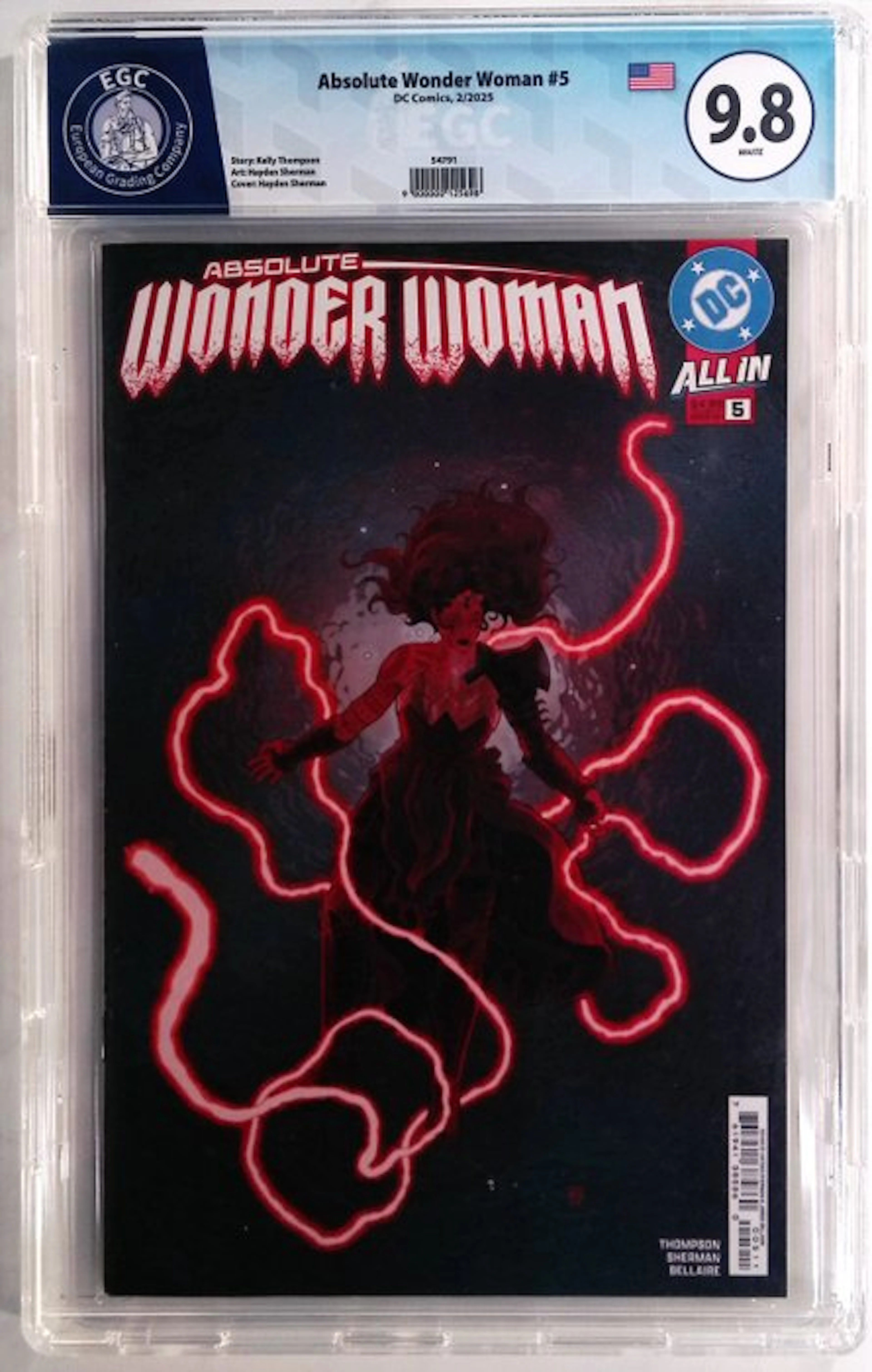 Absolute Wonder Woman #5 - EGC 9.8 - 1 Graded comic - First edition - 2025