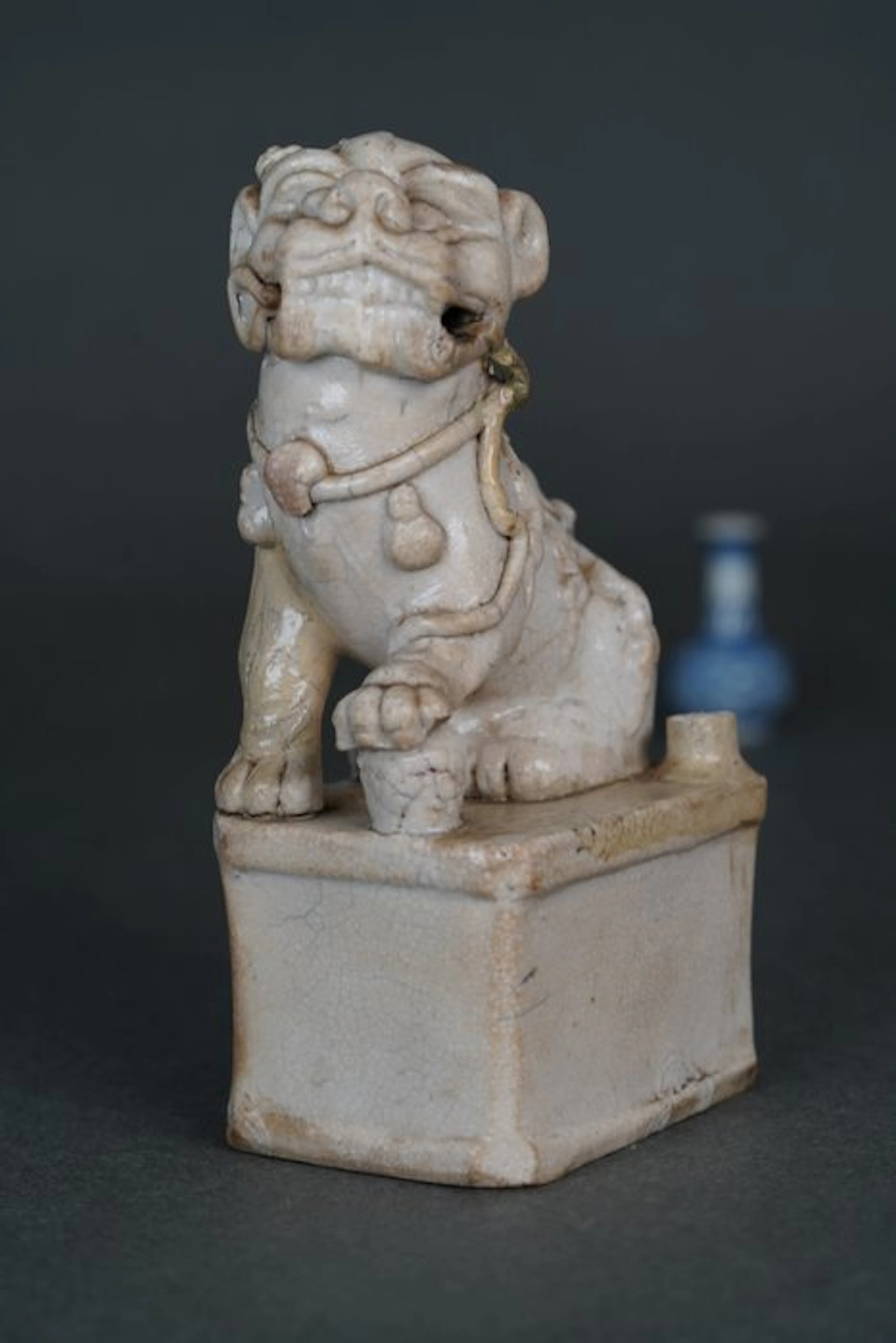 Kangxi (1662-1722) - Incense burner - Seated Shishi/Foo...